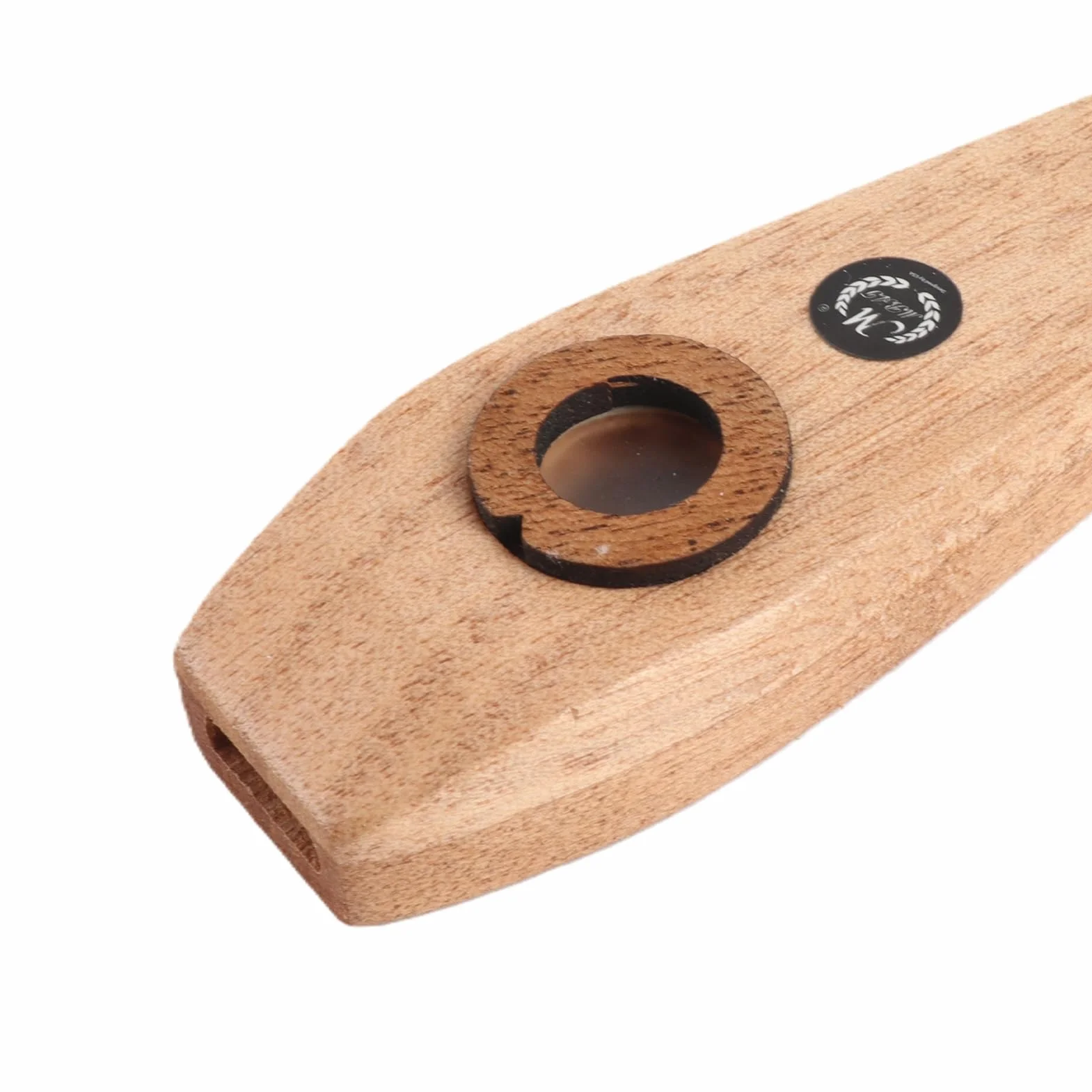 Drewniane Kazoo z 2 Fletami Membranowymi Instrument Muzyczny dla Początkujących