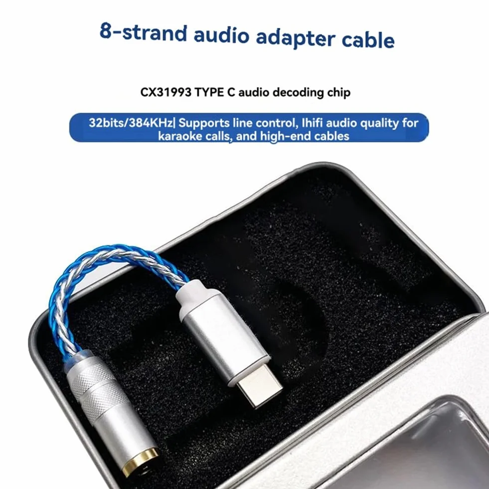 JM6 Pro Type-C do 3,5 mm CX31993 cyfrowy dźwięk USB Hifi mobilny zestaw słuchawkowy wzmacniacz dekodowania