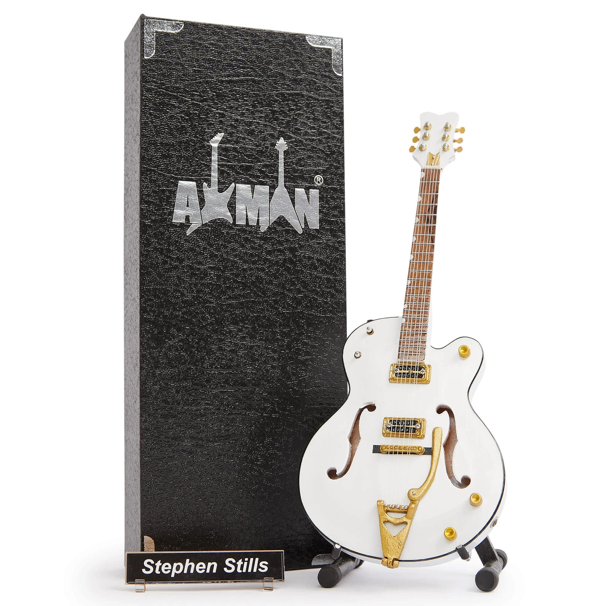 Axman Stephen Stills (Buffalo Spring): Gretsch White Falcon – miniaturowa imitacja Wielkiej Brytanii