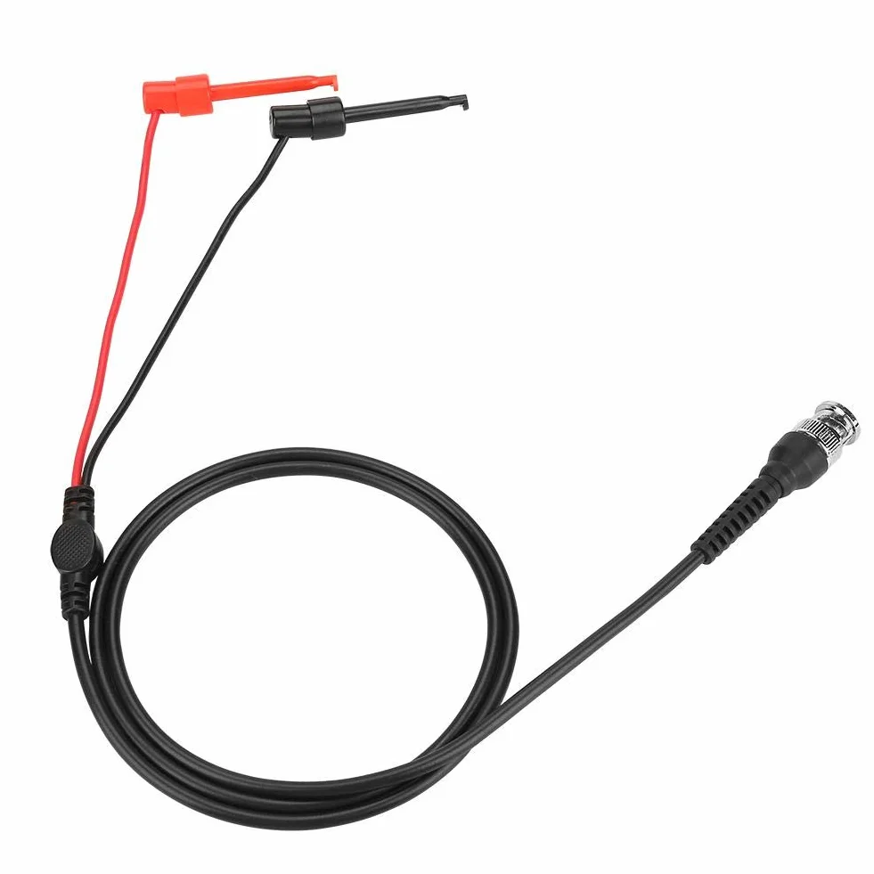 Kabel koncentryczny BNC do oscyloskopu, podwójny kabel bananowy, 2 szt