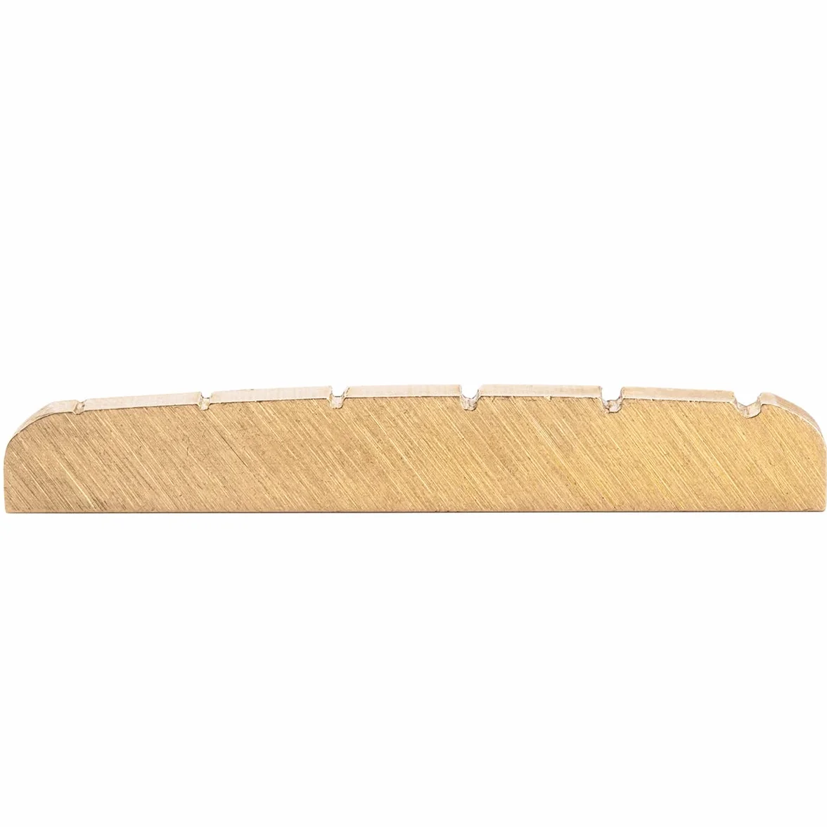 Musiclily Basic Siodełko Gitarowe Mosiężna Nut do 6-strunowej Gitary Elektrycznej Stratocaster Telecaster 42x3,5x6mm