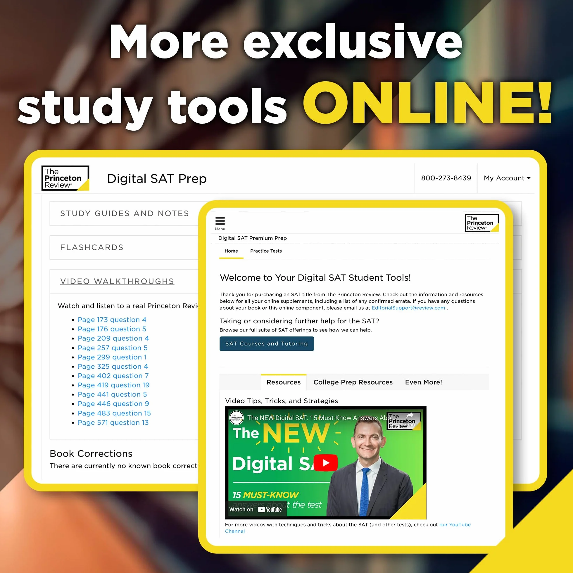 6 Practice Tests for the Digital Sat, 2026: In-Book + Online Practice Tests for Your Top Score
