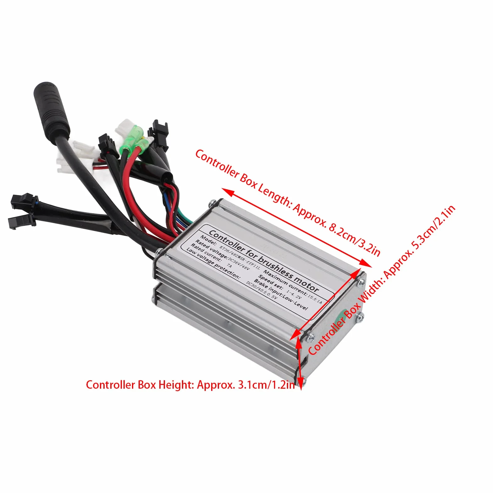 Kontroler 48V 36V 15A KT Stabilny Stop Aluminium do LCD1 LED 900S
