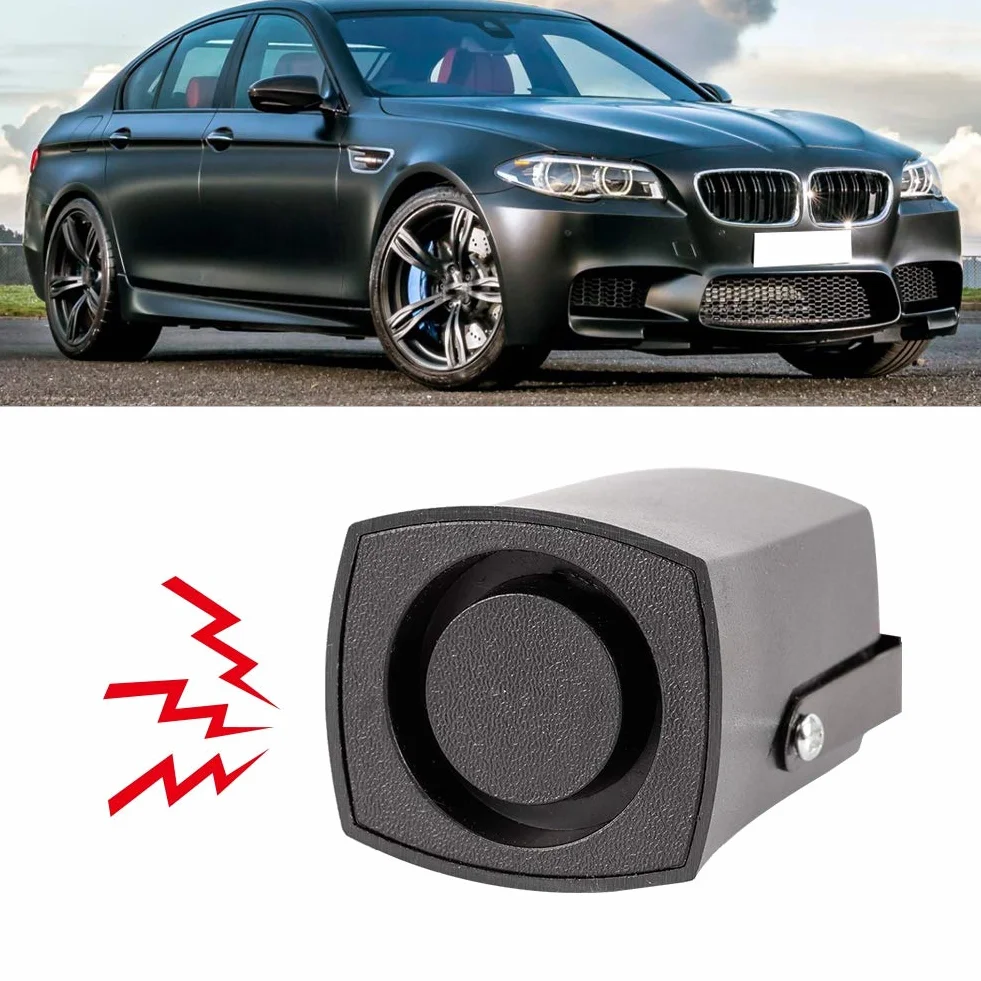 Summer Reverse, Universal 12V 115db Autoumkehralarm Back Up Horn Beeper Buzzer Black