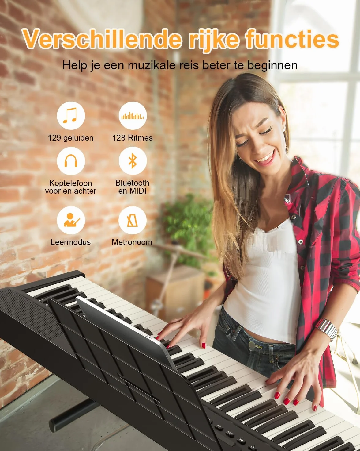 Ulepszona składana klawiatura fortepianowa z 88 klawiszami, półważona klawiatura w pełnym rozmiarze obsługuje MIDI, przenośna składana klawiatura piano, Bluetooth z pedałem Sustain i kieszenią