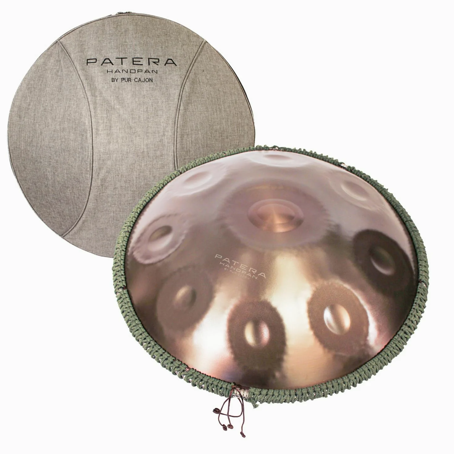Patera Handpan HPDM-6 D- stal szlachetna z torbą