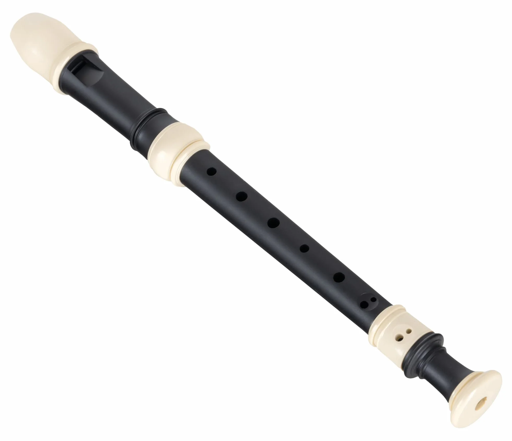 Classic Cantabile Stellina flet prosty sopranowy – C-sopran – barokowy uchwyt – flet prosty z tworzywa sztucznego – idealny dla początkujących i zaawansowanych – torba, drążek wycieraczki i tabela