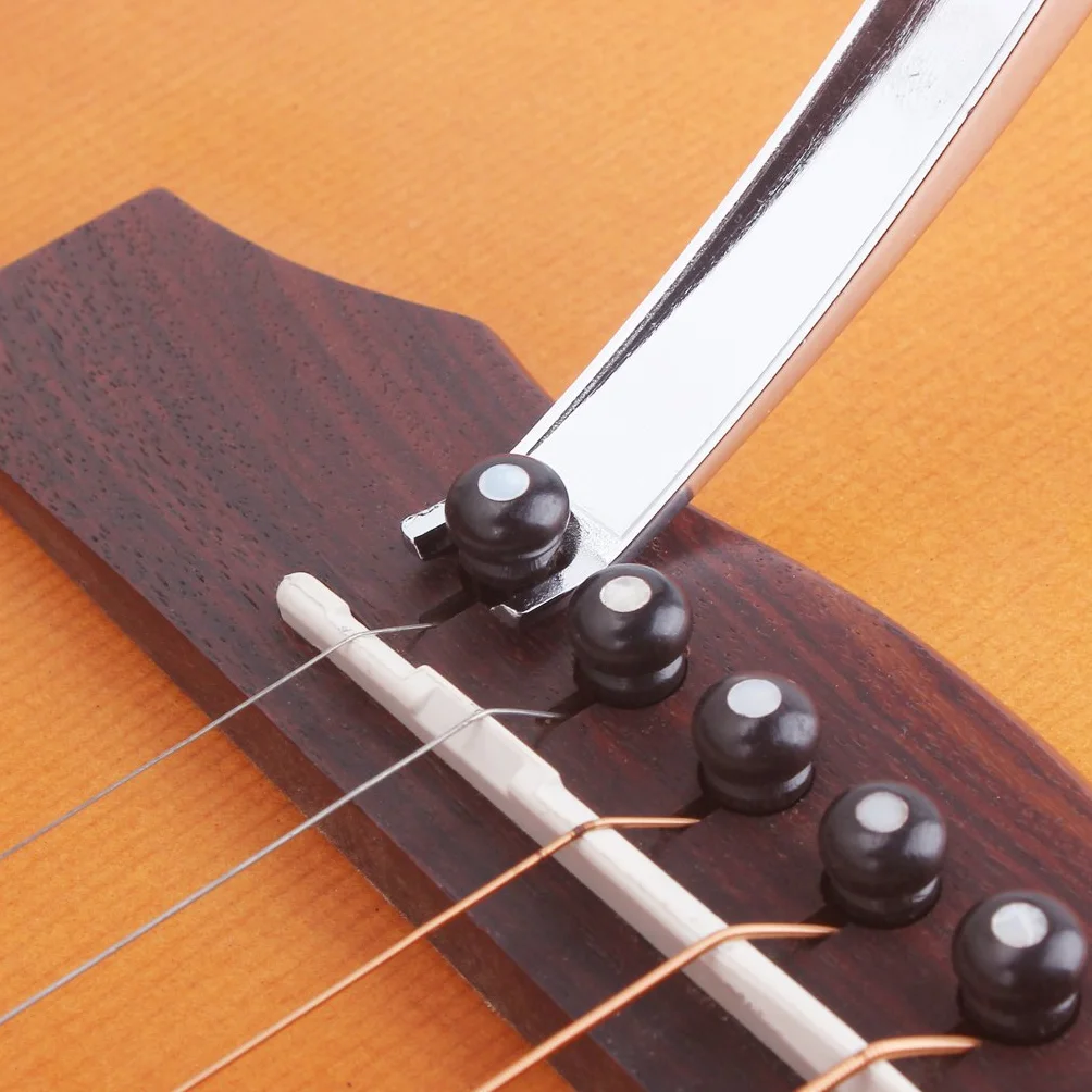 Alnicov Guitar Capo Clip, zacisk do strojenia gitary elektrycznej z narzędziem do wyciągania kołków do gitar, basów, ukulele