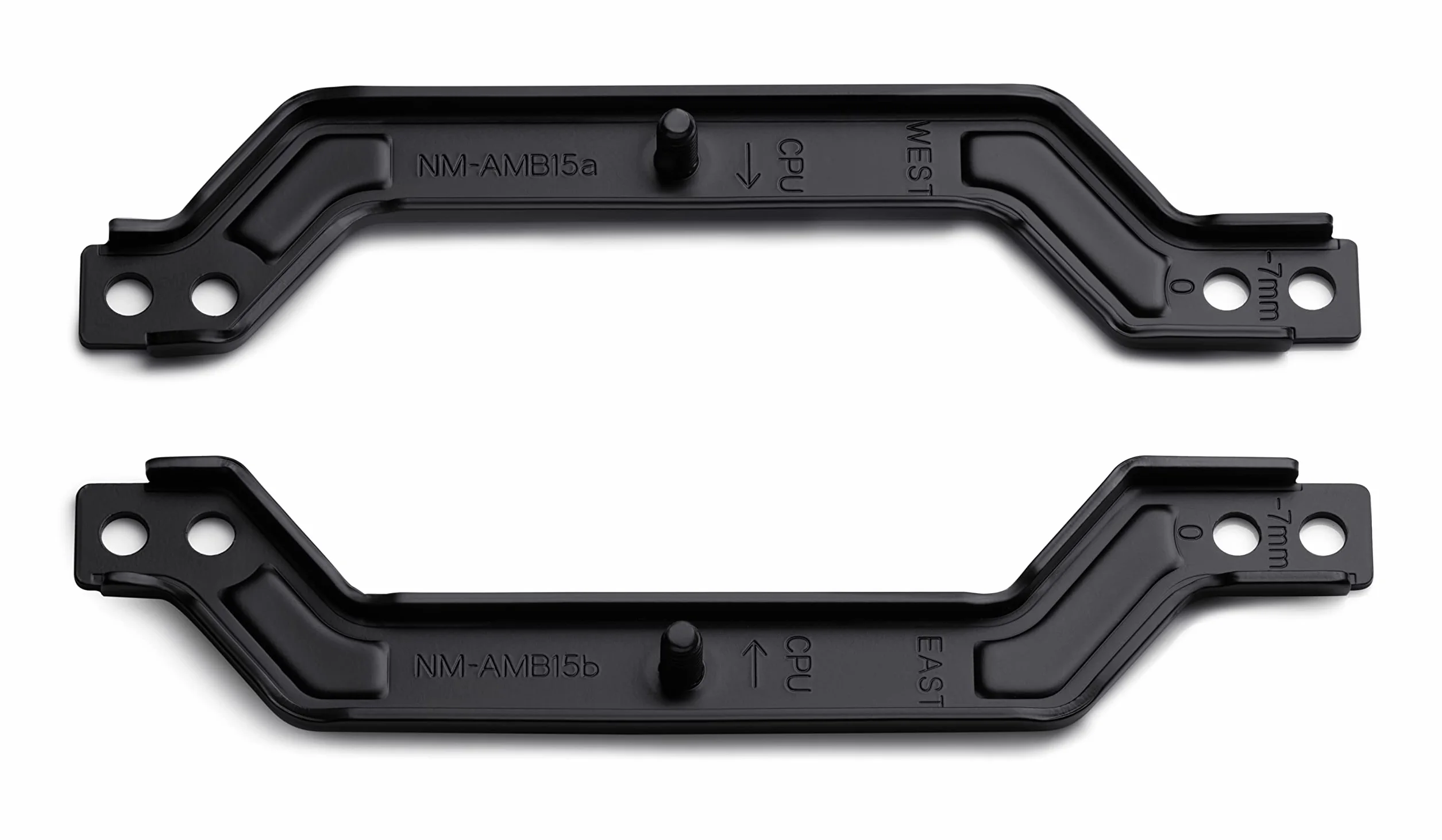 Noctua NM-AMB15 chromax.black, Offsetowe Listwy Montażowe AMD AM5 dla Lepszego Chłodzenia (Czarny)