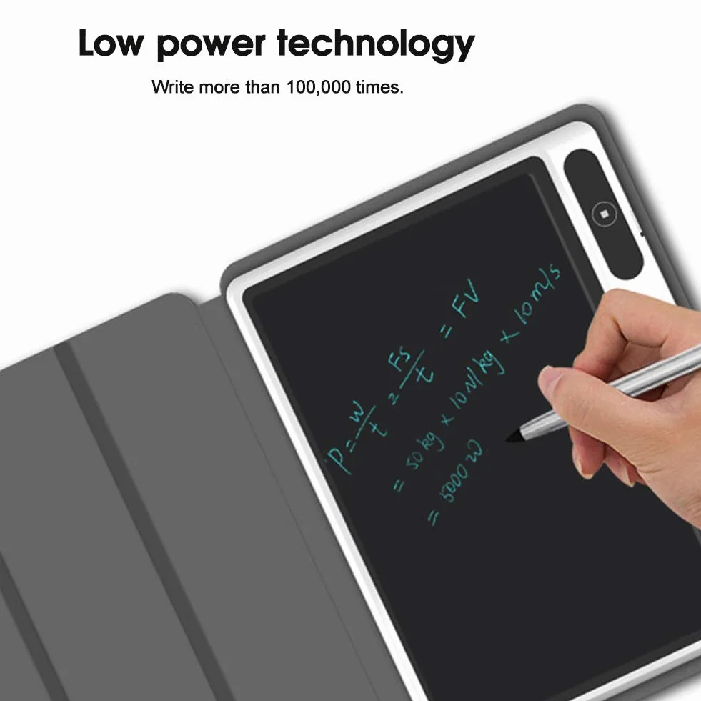Elektroniczny notatnik 10-calowy tablet LCD do rysowania materiałów komercyjnych Zaawansowana technologicznie technologia laminowania (Red (z skórzanym etui)