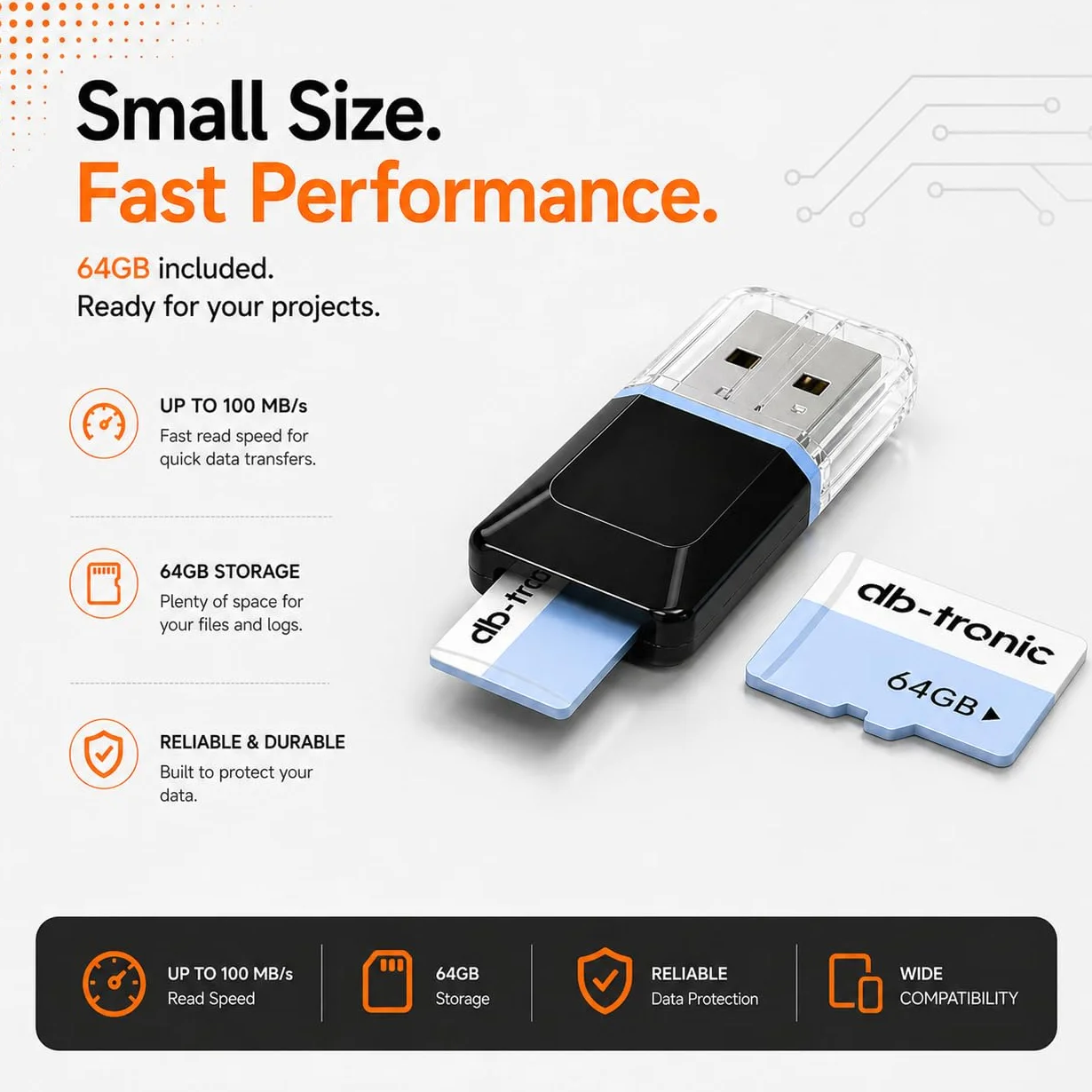Flipper Zero Set Flipper Zero | karta 64 GB | adapter do czytnika kart