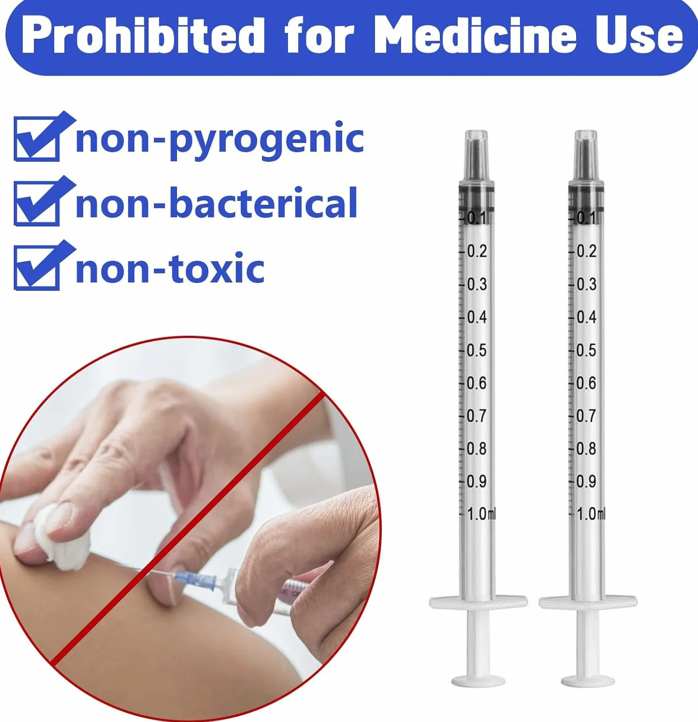 Strzykawka z tworzywa sztucznego Luer, 10 sztuk, 1 ml, bez igły, do uzupełniania i pomiaru oleju, aplikator kleju płynów, do karmienia zwierząt domowych, laboratorium