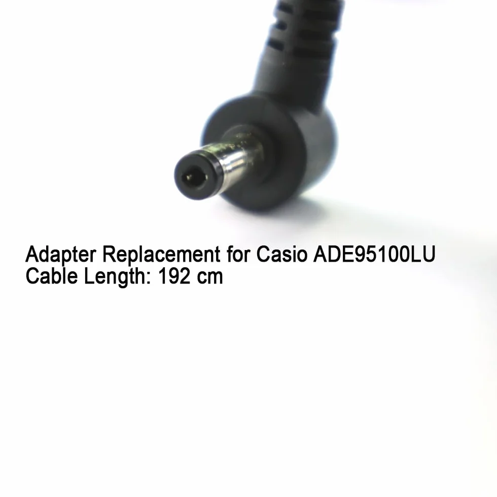 9,5 V zasilacz ładowarka do Casio keyboard klawiatura fortepianowa SA76 SA77 SA46 CTK1200, WK220 zamiennik do Casio ADE95100LU AD-E95
