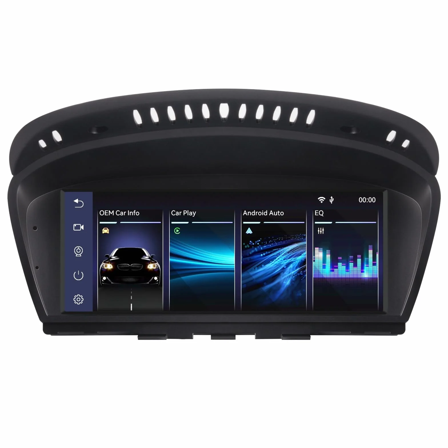 Fast Boot Linux Radio samochodowe kompatybilne z BMW serii 3/5 E60 E61 E63 E64 E90 E91 E92 (2005-2008) CCC iDrive Upgrade | Bluetooth / Wireless CarPlay/Android Auto | Retains Kontrole OEM