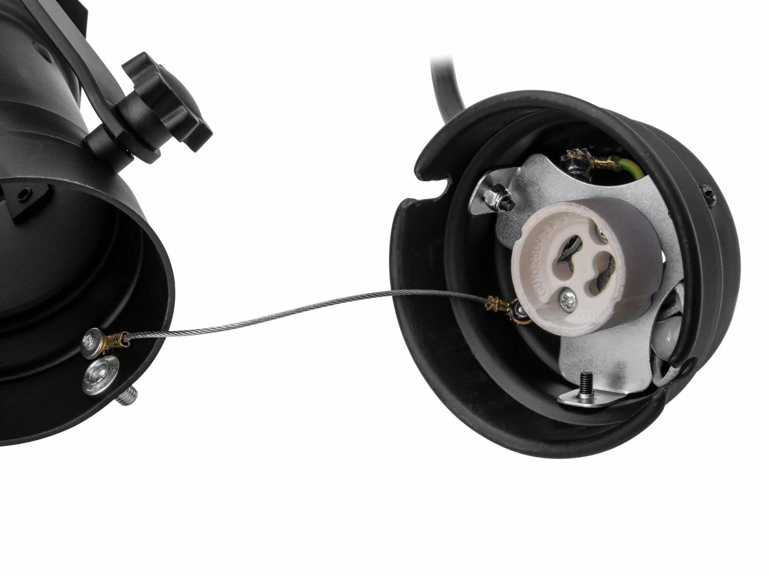 Eurolite PAR-16 Spot 230V black - Oświetlenie podłogowe PAR