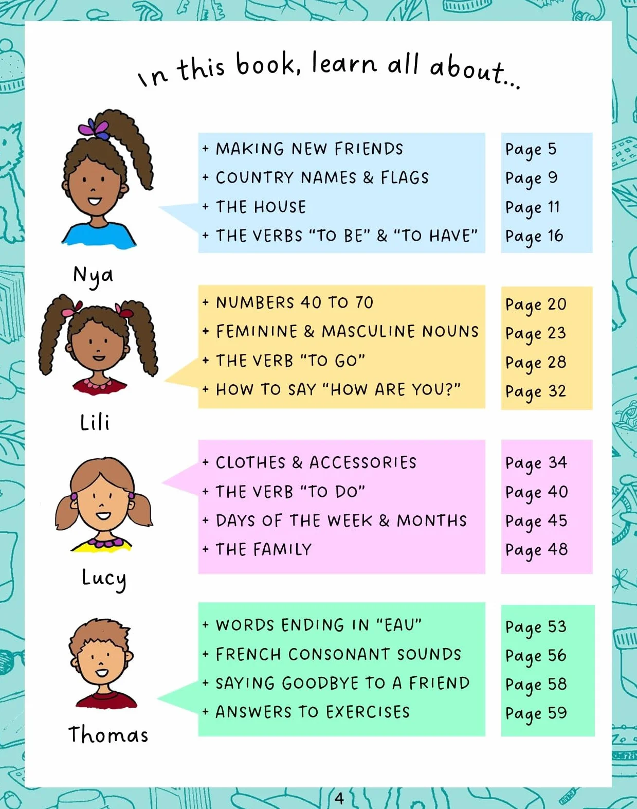 Easy French for Children 2: Activity Book For Beginners With Online Videos - Ages 6+