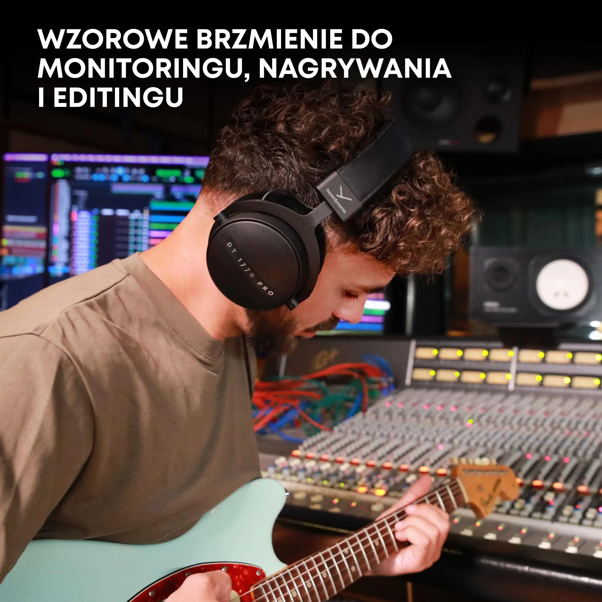 beyerdynamic DT 1770 PRO MKII Słuchawki studyjne Premium z technologią Tesla nadają się do profesjonalnego recordingu, monitoringu i editingu (zamknięte)