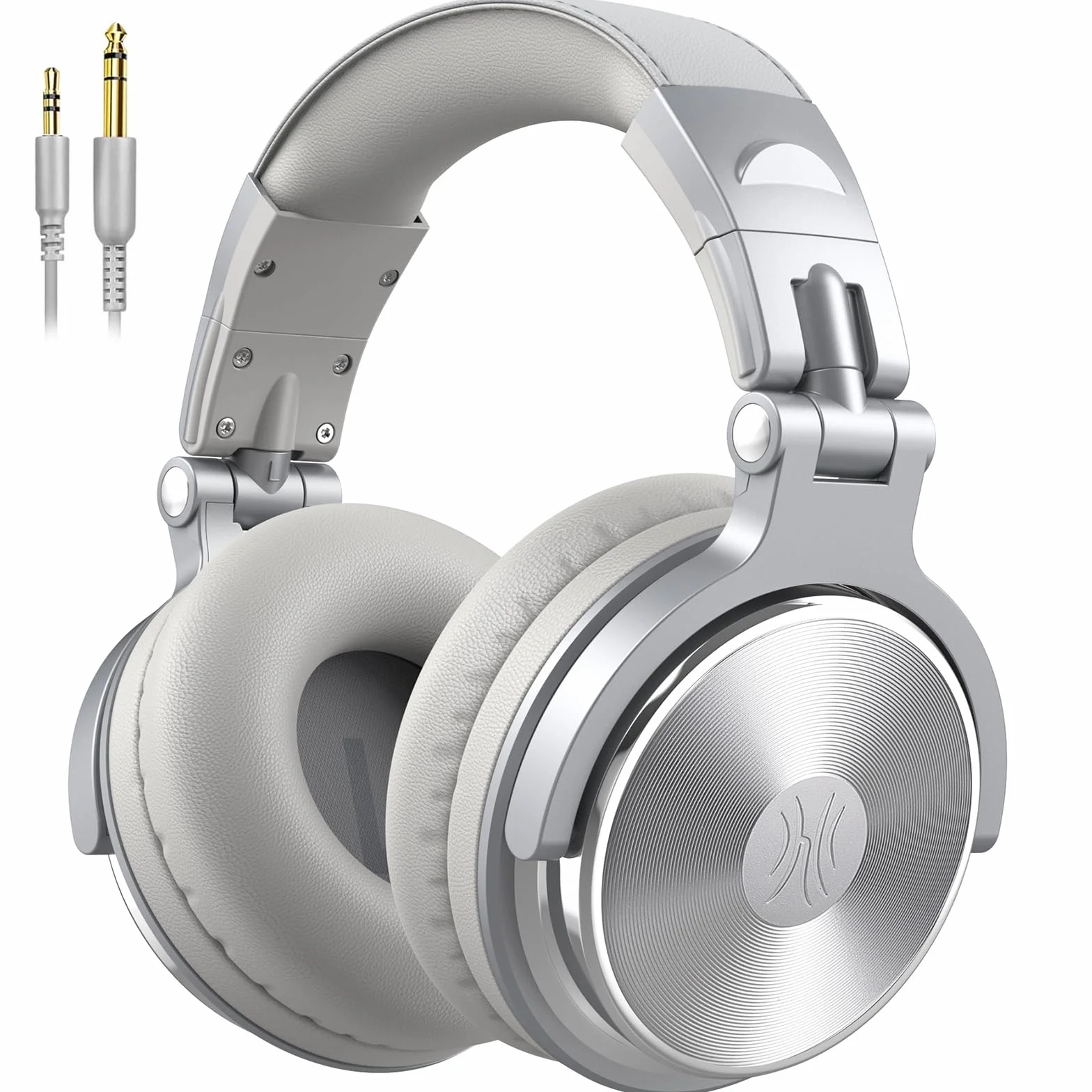 OneOdio Słuchawki nauszne z kablem, sterownik 50 mm, dźwięk basowy, jack 6,35 i 3,5 mm, Share-Port, zamknięte słuchawki DJ do studia, podcastów, monitora, telefonu komórkowego, komputera, MP3/4