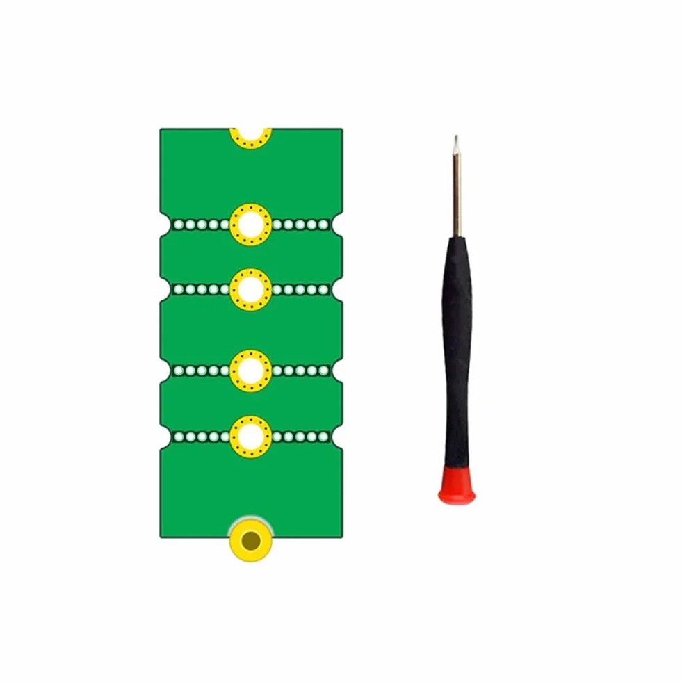 NGFF NVME .2 Extended Bracket 2230 bis 2242/2260/2280, 2242 bis 2280, 2260 do 2280 adapter transferowy
