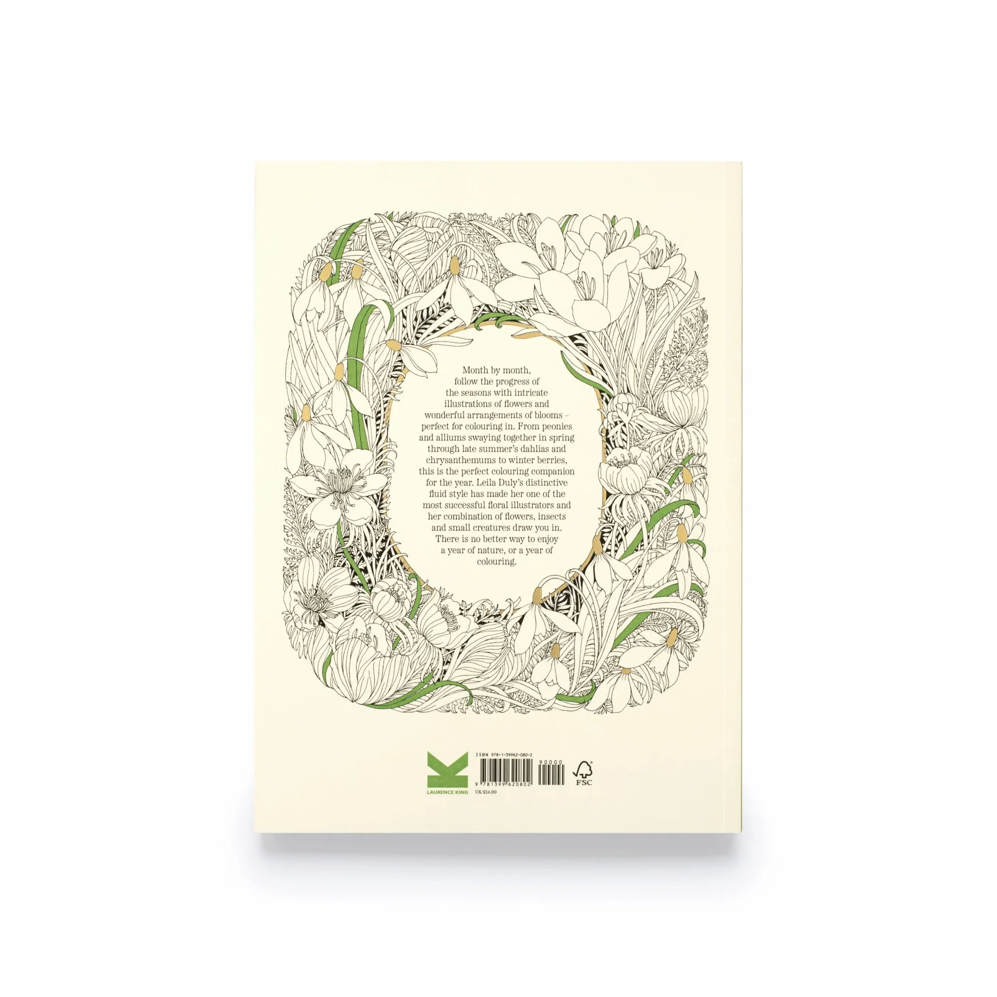 Floribunda Year /anglais: A Flower Colouring Companion