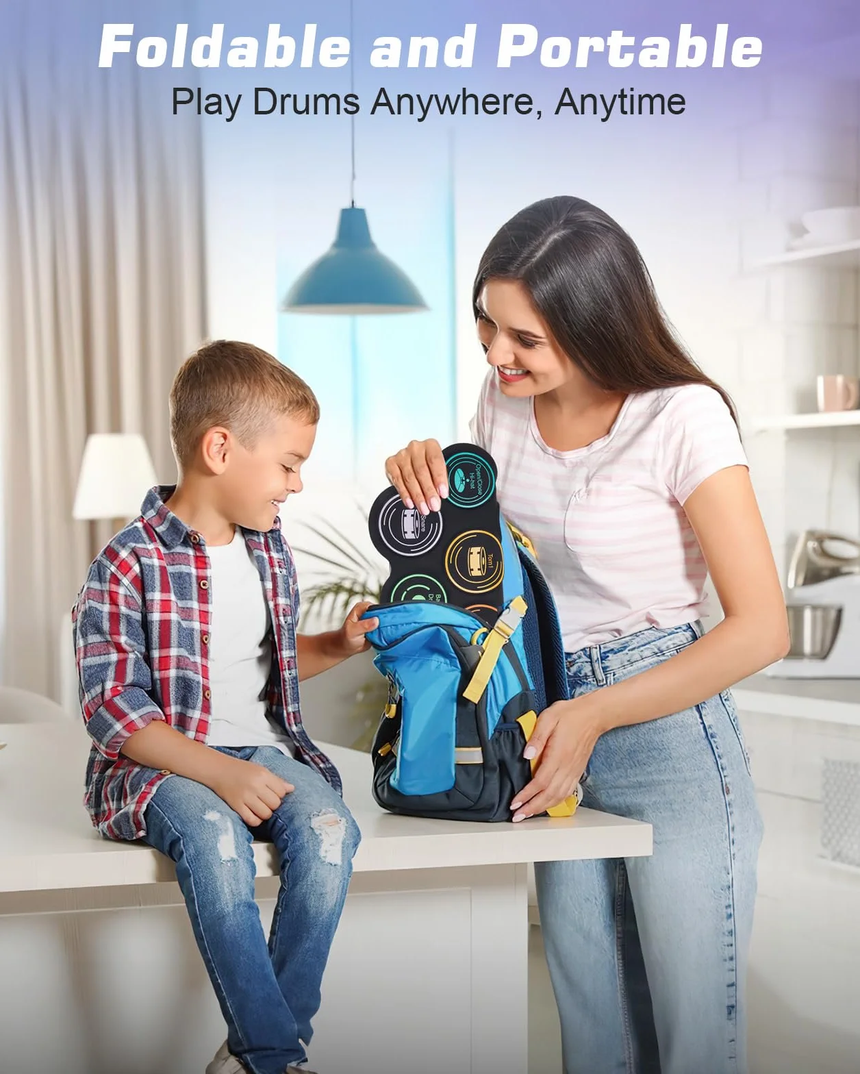 Anpro Zestaw perkusji elektronicznych
