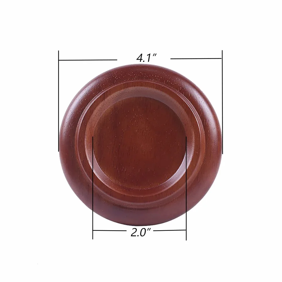 Alnicov Piano Caster Cups, lite drewno pianino Caster Cups do pionowego fortepianu, drewnianego, fortepianu, podstawki, antypoślizgowa i cicha pianka (zestaw 4 szt., brązowy)