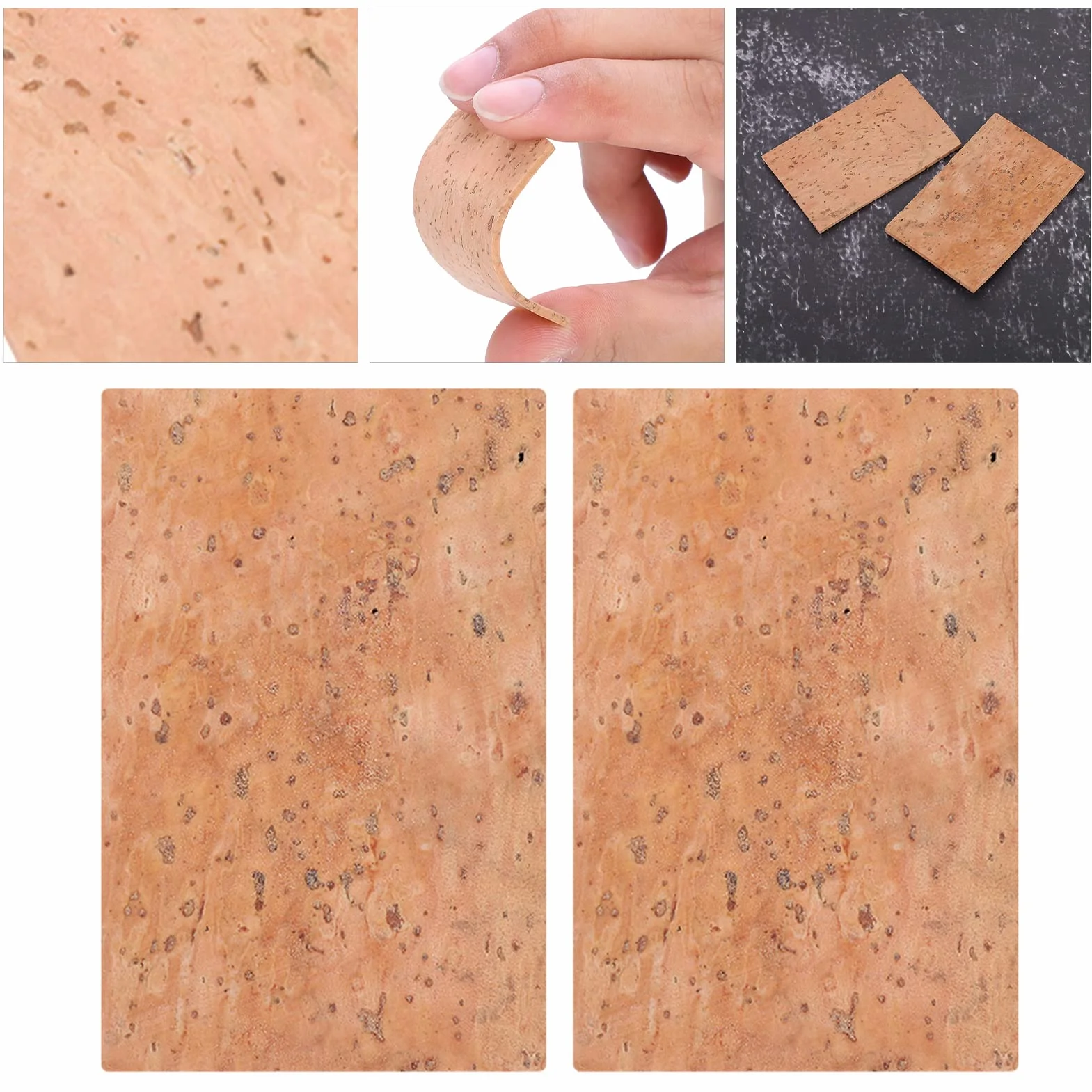 Sax Saksphone Cork Zestaw Wymiany Korek, 2PCS Universal Saksal Cork Strips Paski Muzyczne Instrument do Saksofonu Tenorowego Alto Sopranu