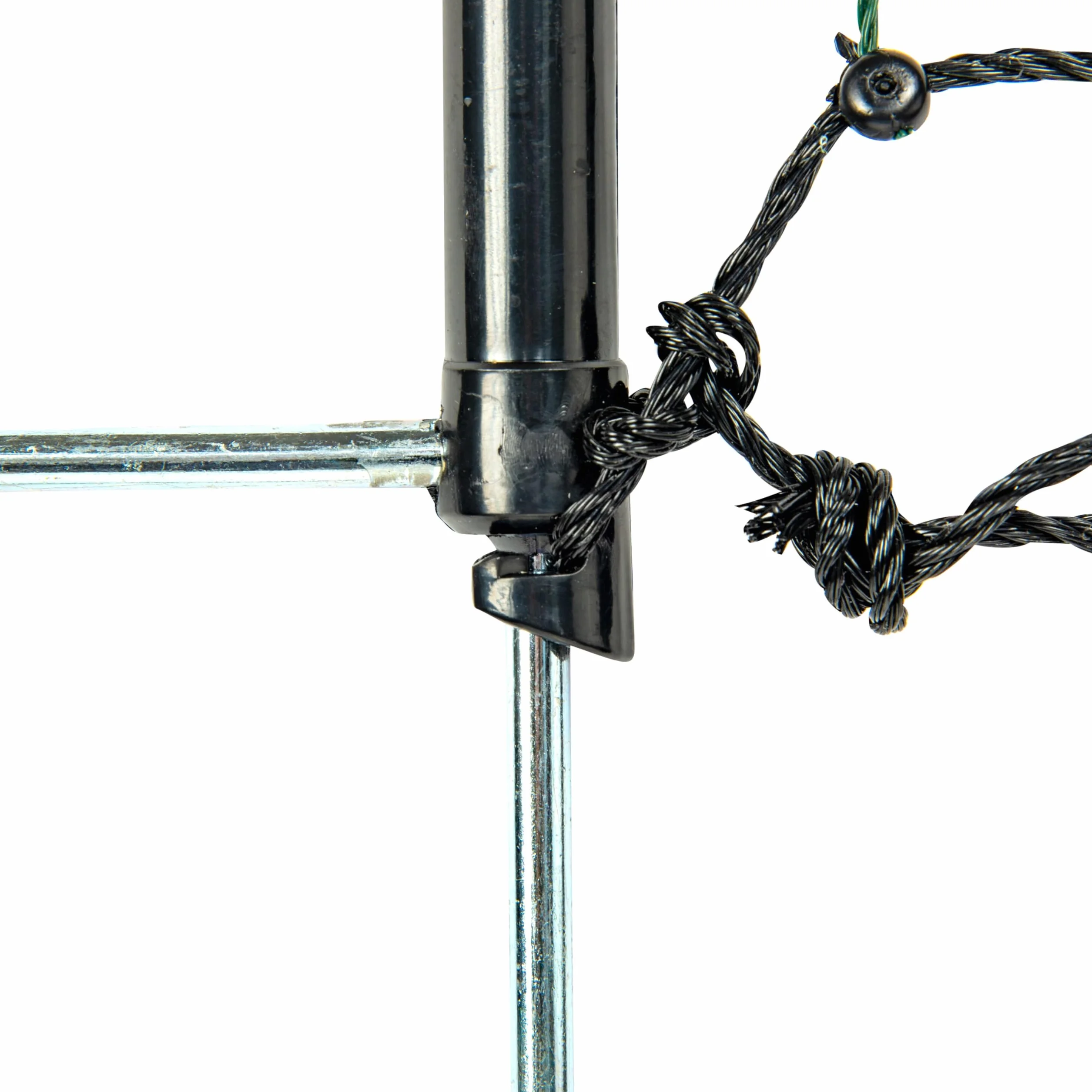 horyzont ogrodzenia drobiu strongLine 110, 9 słupów z włókna szklanego - podwójny kołek, 25 m długości, 110 cm wysokości - wszystko bez prądu, ruchome ogrodzenie dla kur