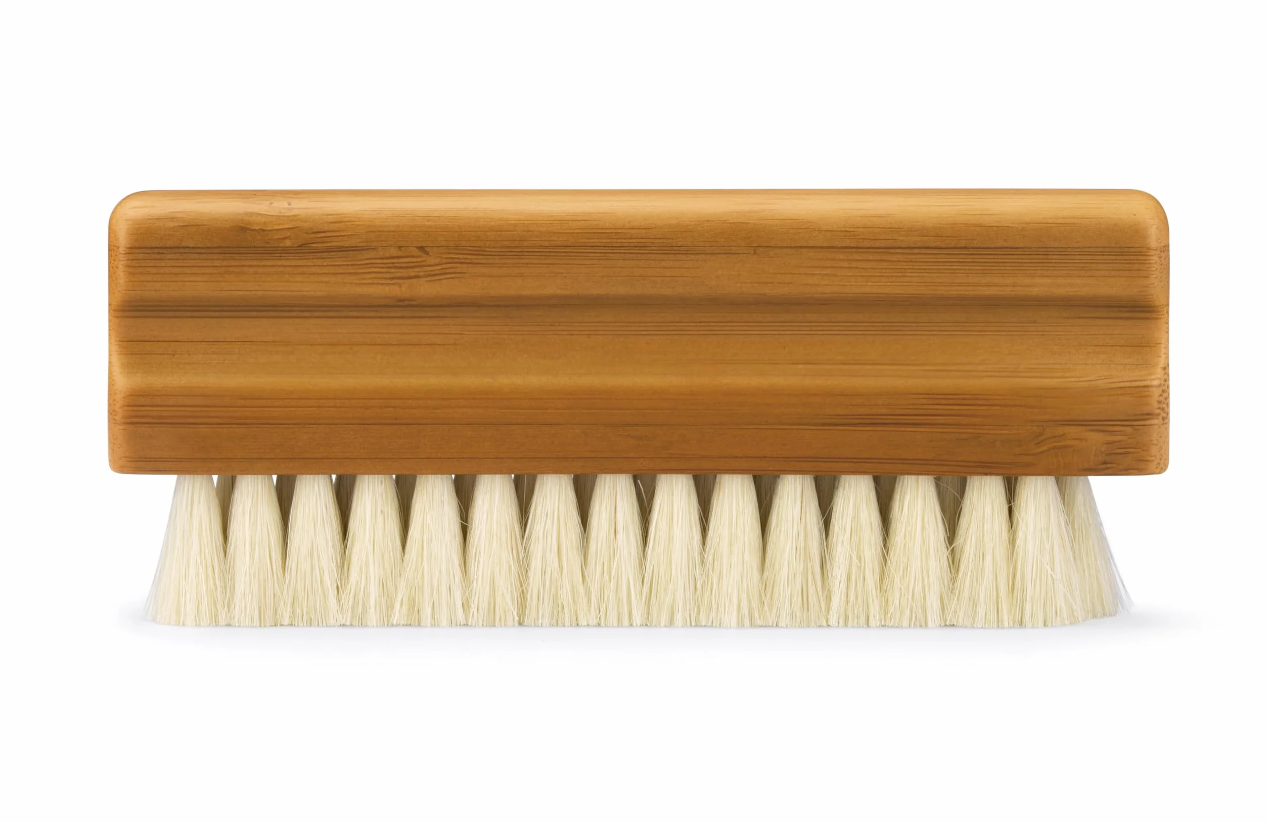 Dynavox Szczotka do płyt gramofonowych ZB110, winylowa szczotka do czyszczenia z koziego włosia do delikatnego czyszczenia, trwały uchwyt bambusowy, brązowa