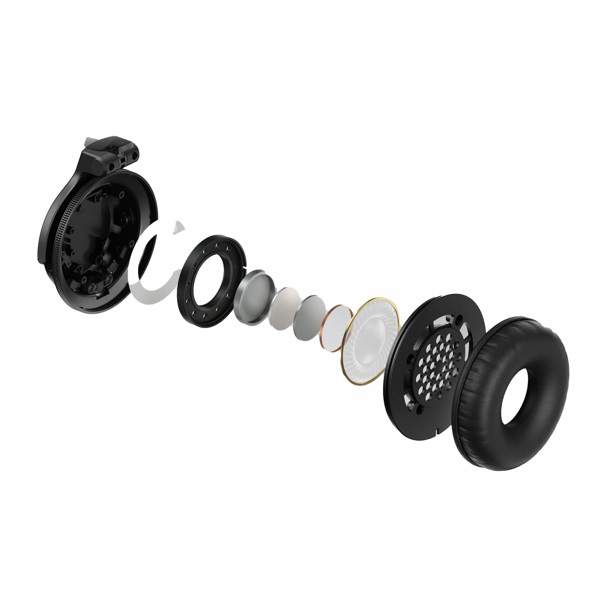 Pioneer DJ HDJ-CUE1-BT nauszne słuchawki Bluetooth DJ - czarne