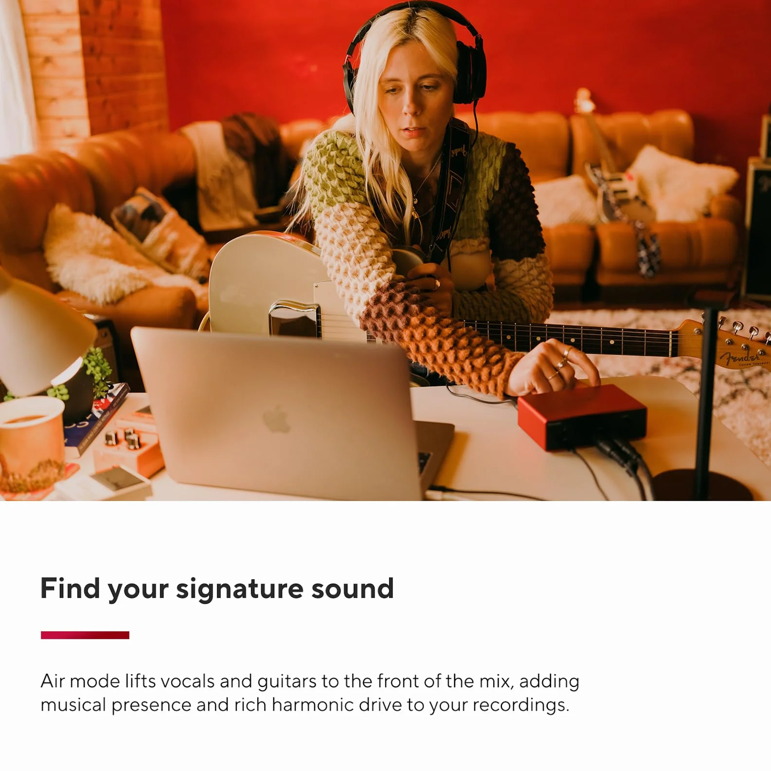 Focusrite Scarlett Interfejs audio USB Solo 4. generacji dla gitarzystów, wokalistów lub producentów – wysoka precyzja, studyjna jakość nagrań i kompletne oprogramowanie do nagrywania