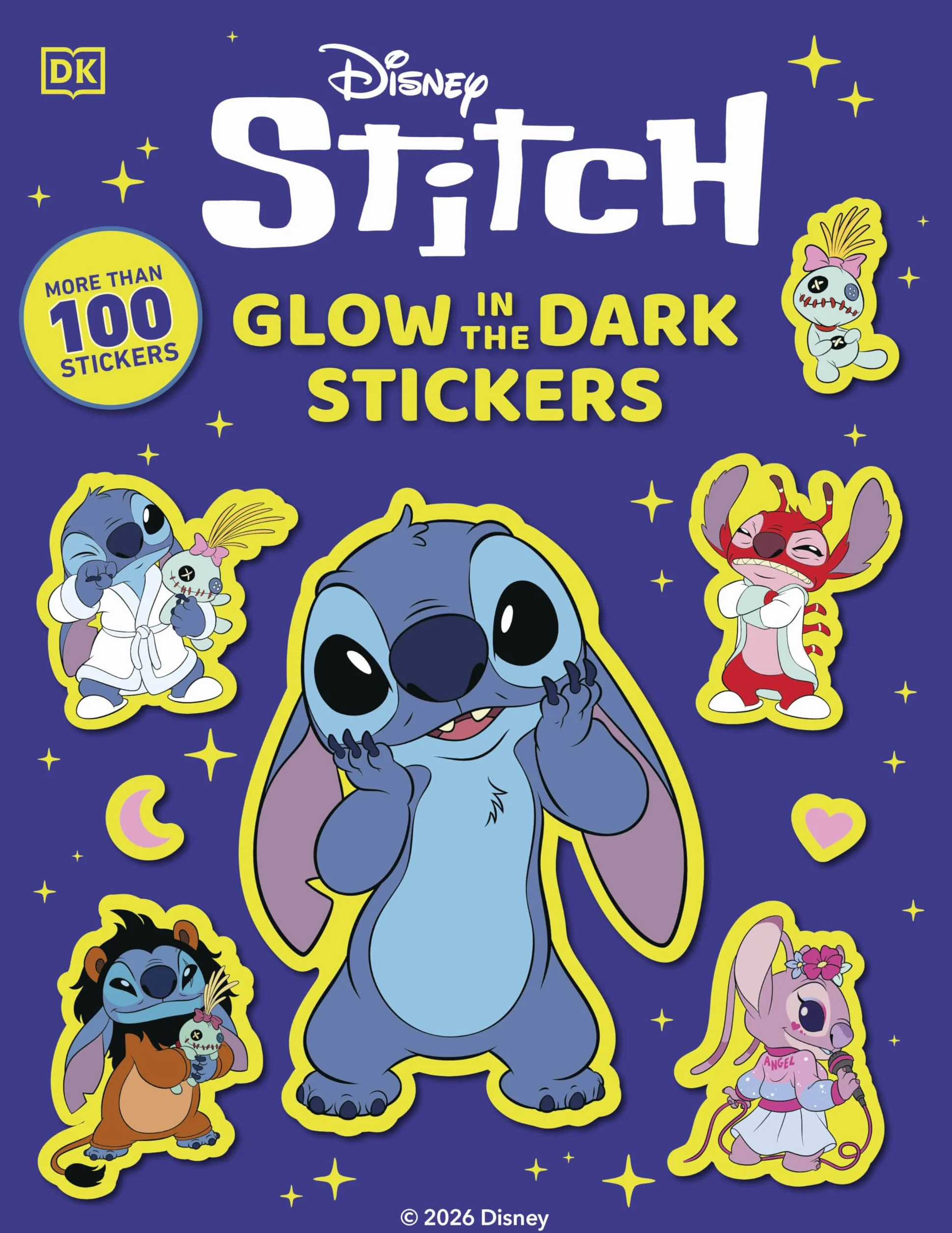 Disney Stitch Glow in the Dark Ultimate Sticker Book
