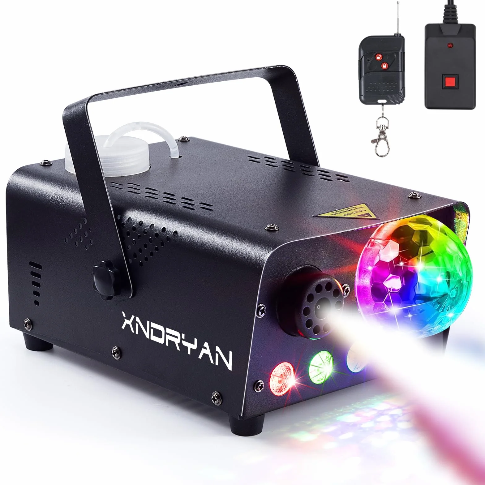 Maszyna do dymu 600 W RGB LED 2500 CFM z lampką dyskotekową