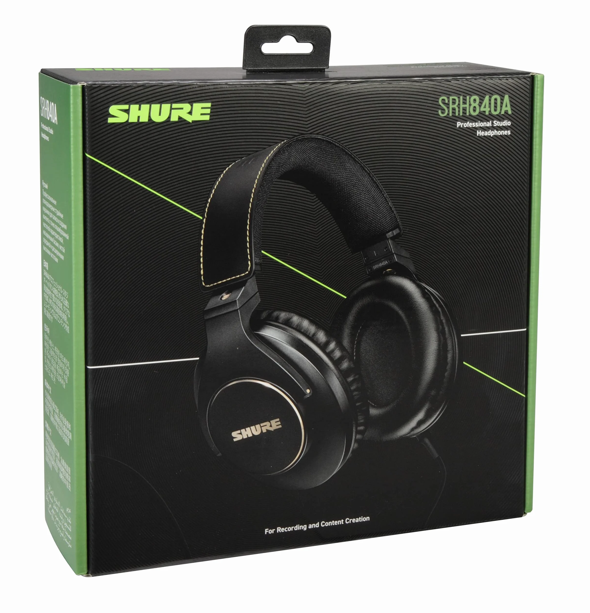 Shure SRH840A Profesjonalne słuchawki nauszne przewodowe do monitorowania 2022
