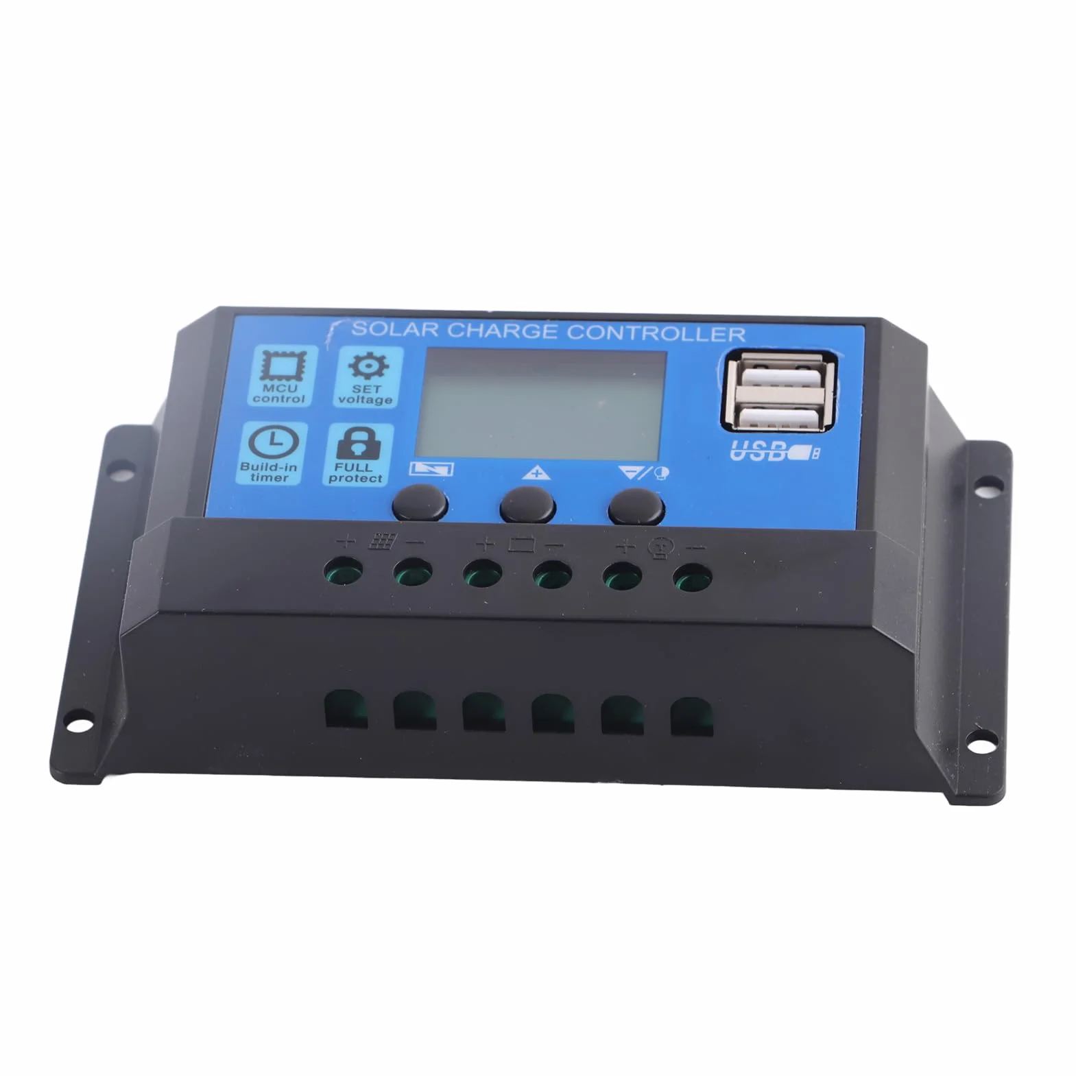 A2420 Kontroler ładowania Słonecznego 12 V/24 V 20 A do Akumulatorów Kwasowo-ołowiowych — Wydajny Regulator Energii Słonecznej do Pojazdów Kempingowych, Systemów Domowych i
