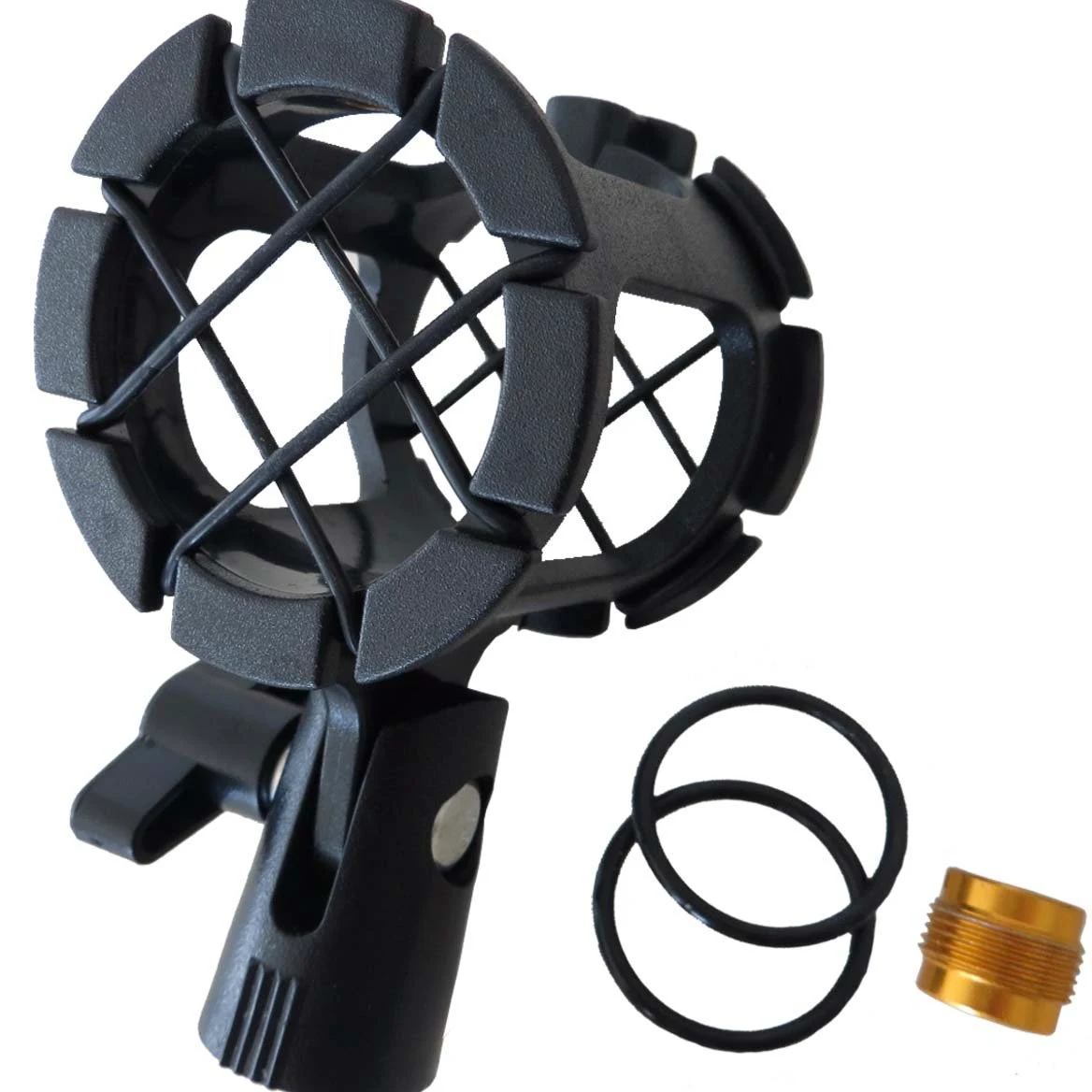 keepdrum MS138 statyw mikrofonowy ramię przegubowe + PCMH1 Shockmount mikrofon
