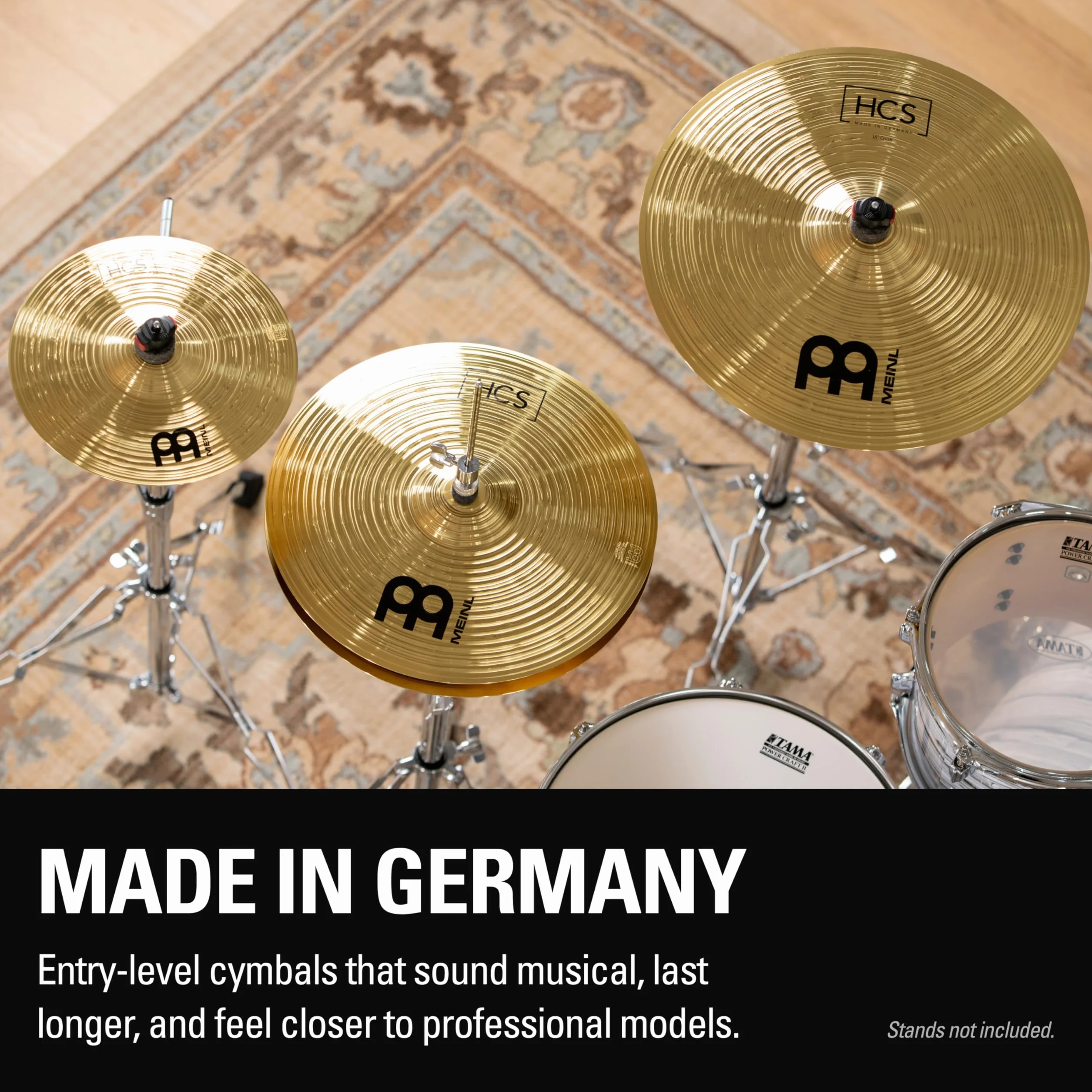 Meinl HCS Cymbal Set Special Edition with free Splash - Zestaw talerzy
