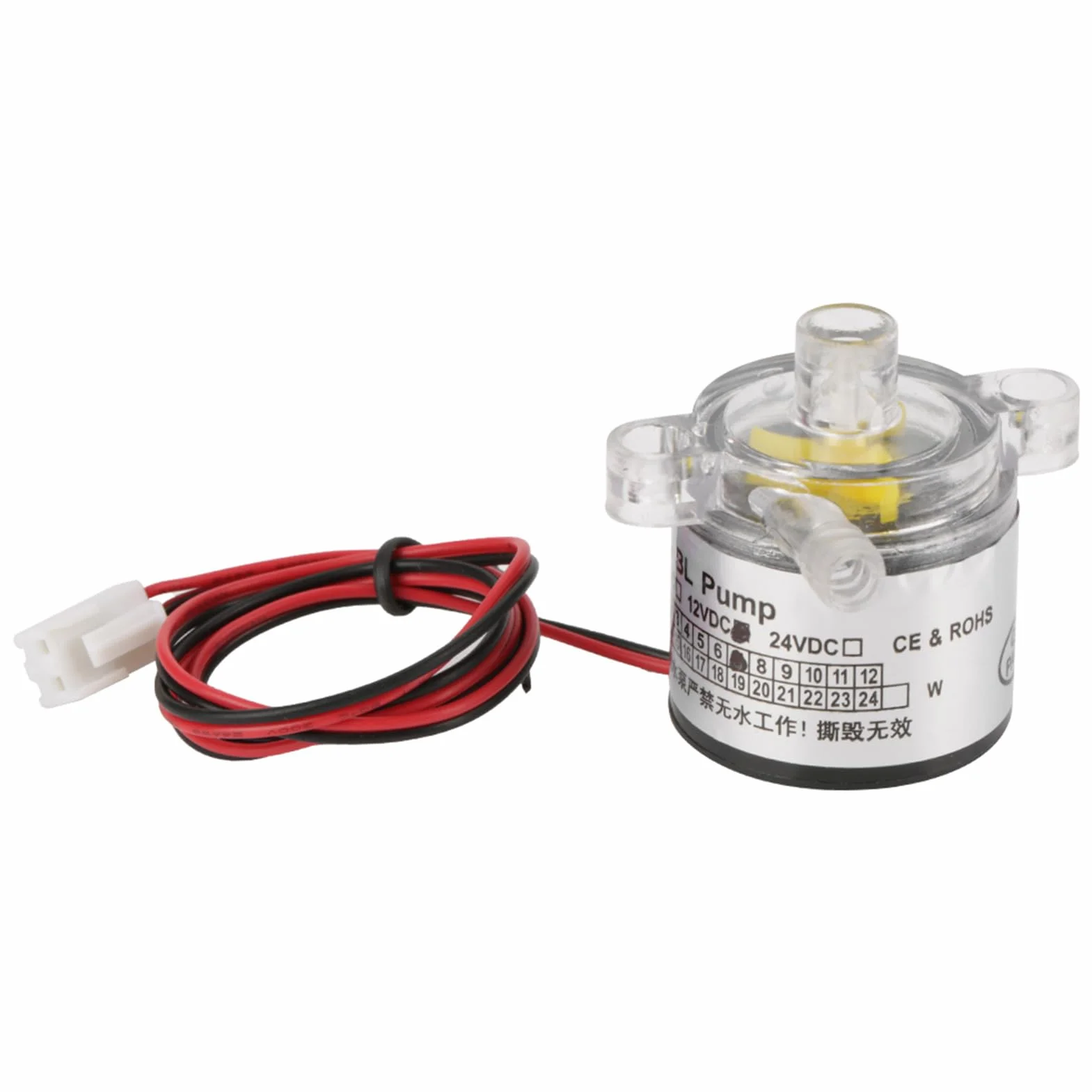 Niski poziom hałasu mini elektryczna pompa wodna z tworzywa sztucznego mini elektryczna pompa wodna bez szczotek do użytku spożywczego 12 V 7 W