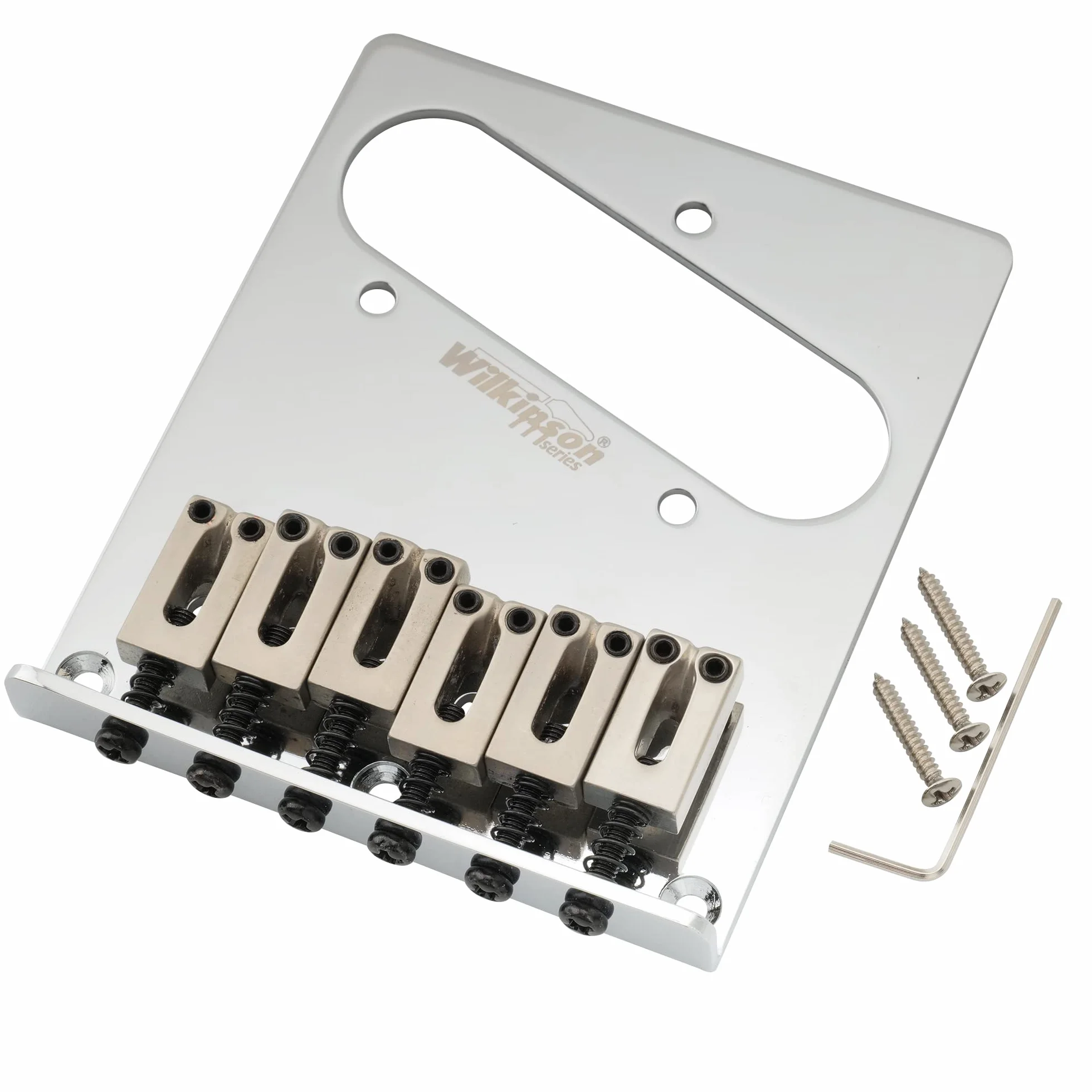 Wilkinson WOT03 Telecaster Bridge Modern 6 siodełek chrom do gitary elektrycznej