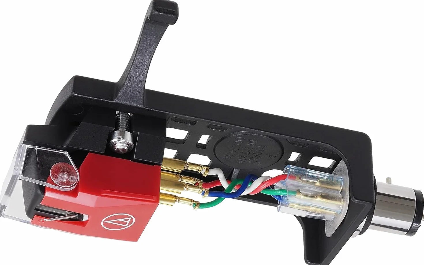 Audio Technica VM540ML/H Podwójny ruchomy magnes Phono Cartridge / Headshell Combo Kit (czarny/czerwony)