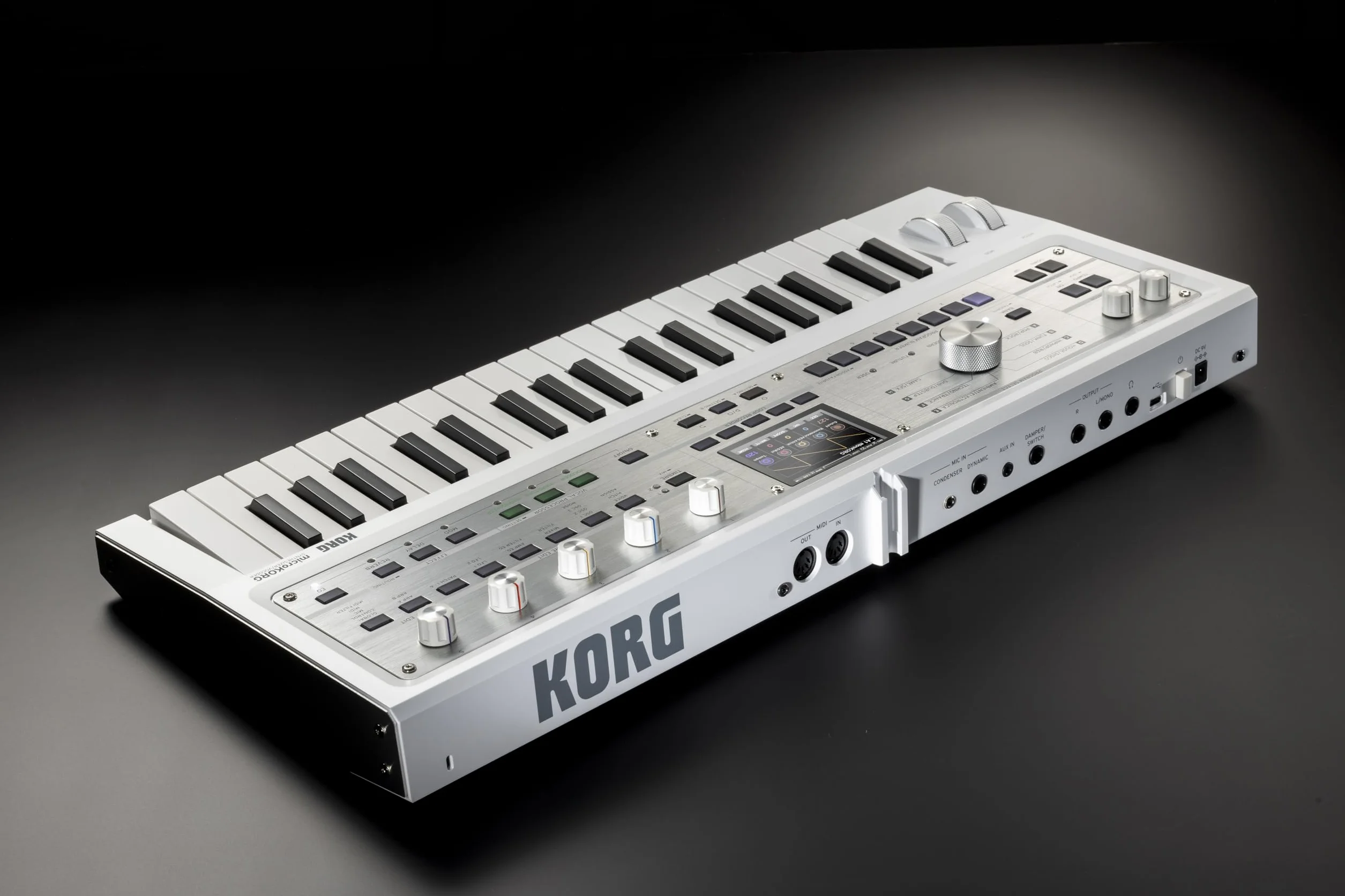 Korg microKORG 2-37 klawiszowy Syntezator Analogowy i Procesor Wokalny – Edycja Limitowana - Biała