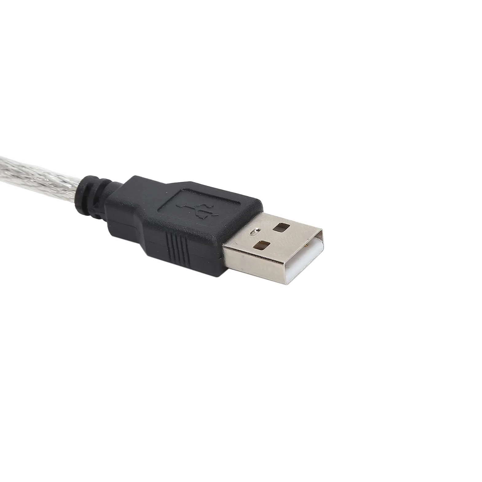 Fdit Uniwersalny kabel MIDI na USB, 2 m, do klawiatury i syntezatorów, 5-pinowy interfejs MIDI, bez napędu, wskaźnik wejścia i wyjścia, łączy elektroniczne instrumenty muzyczne z komputerami