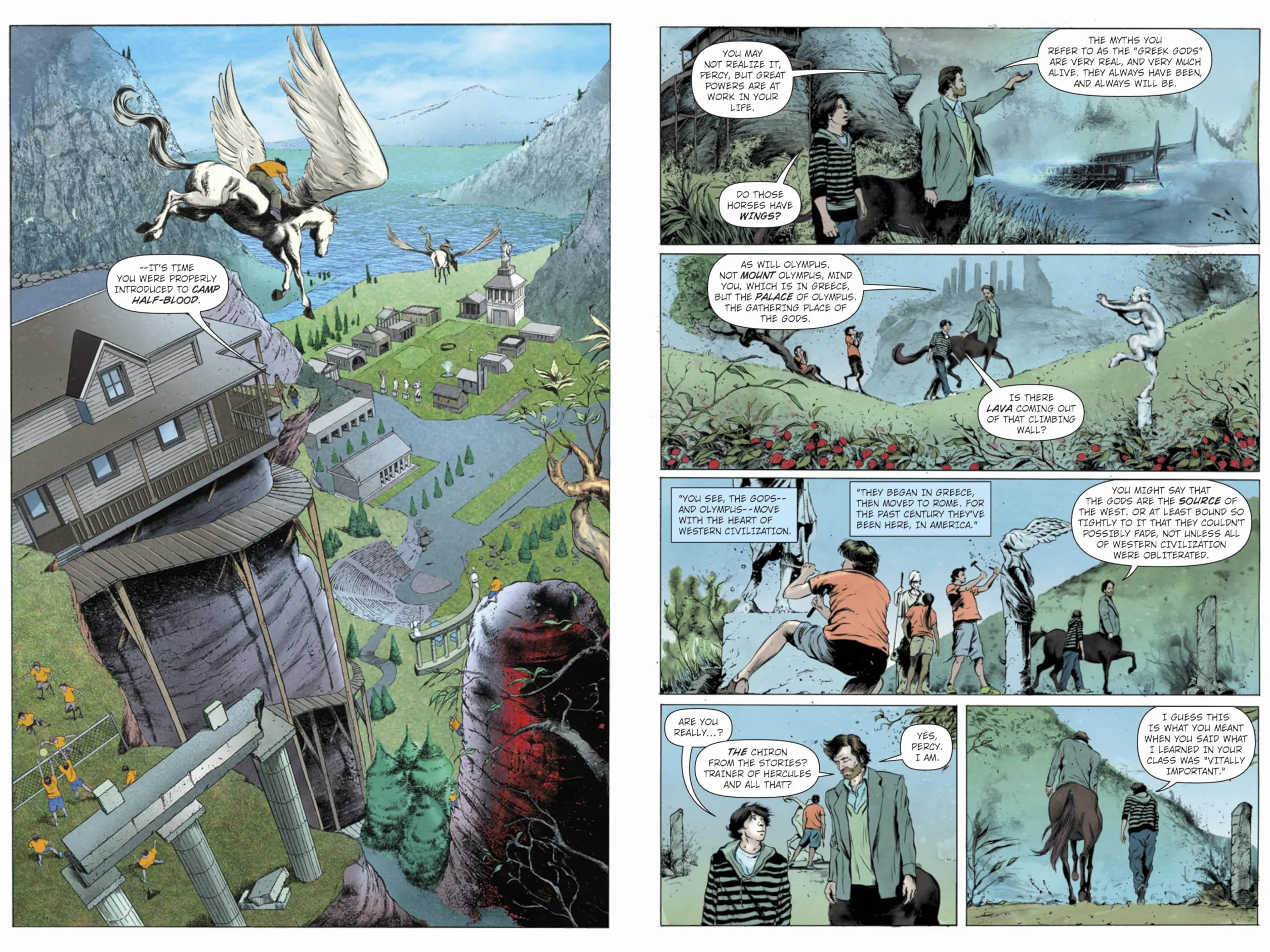 Percy Jackson and the Lightning Thief - The Graphic Novel (Book 1 of Percy Jackson)