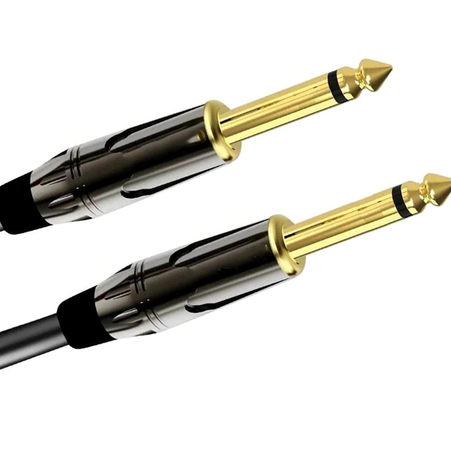 Kabel instrumentowy Kabel 6,35 Mm Do 6,35 Mm Męski-męski Zbalansowany Kabel Odpowiedni Do Wzmacniacza Gitary Elektrycznej, Miksera, Głośnika, Przewody 1/4 Cala(TS,15m)