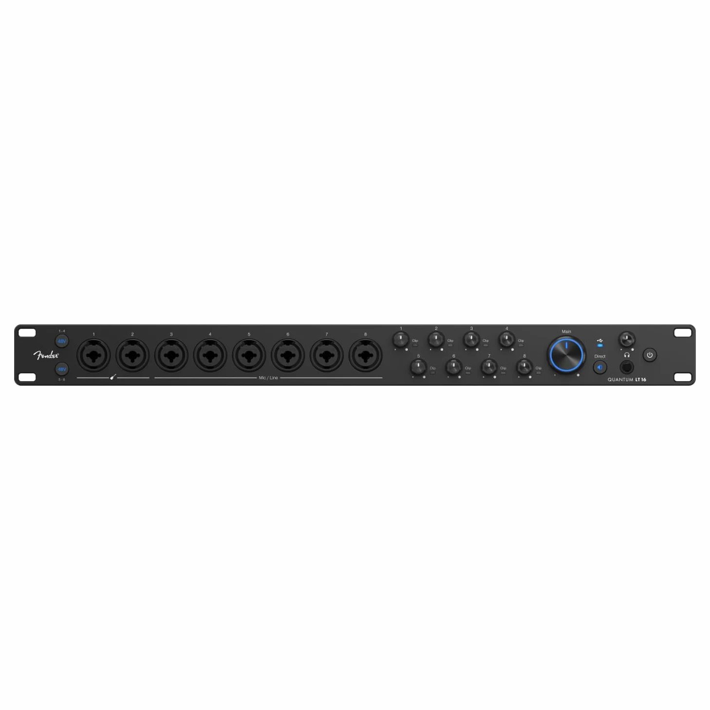 Fender Quantum LT16 16x8-kanałowy interfejs audio USB-C ze słuchawkami keepdrum