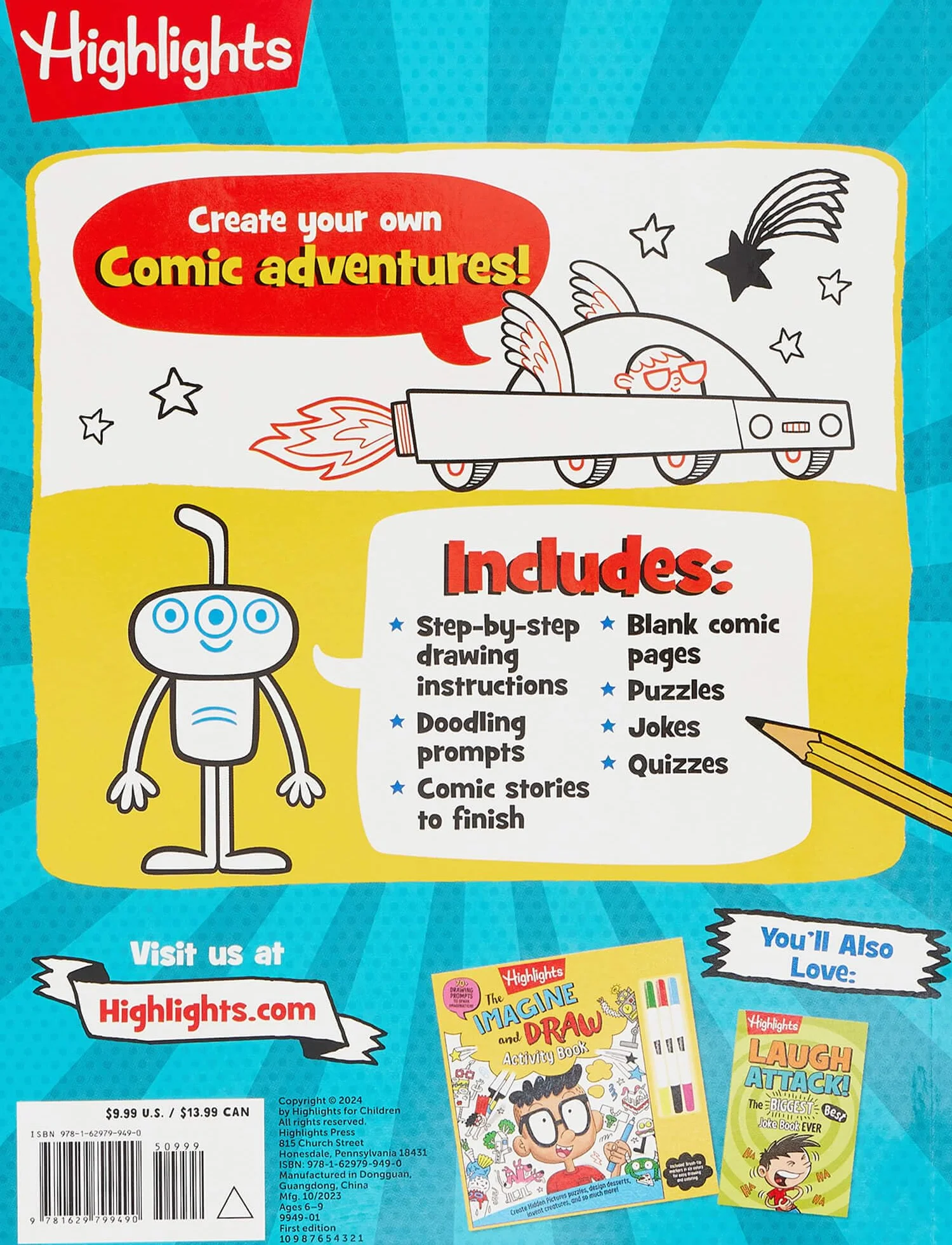 Make Your Own Comic Adventures: 65+ Activities for Creating Your Own Comics!
