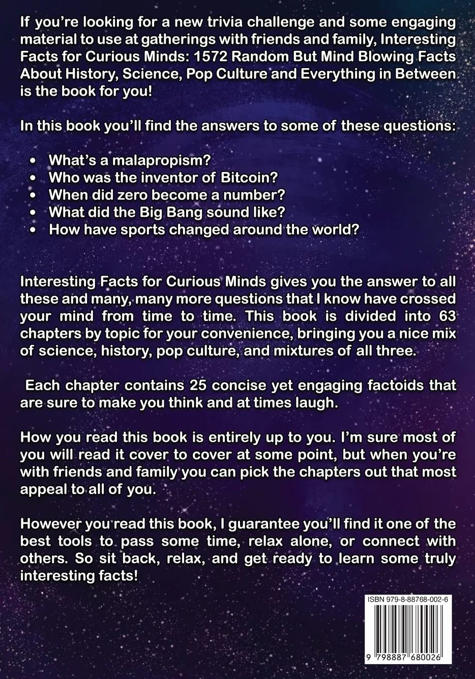 Interesting Facts For Curious Minds: 1572 Random But Mind-Blowing Facts About History, Science, Pop Culture And Everything In Between