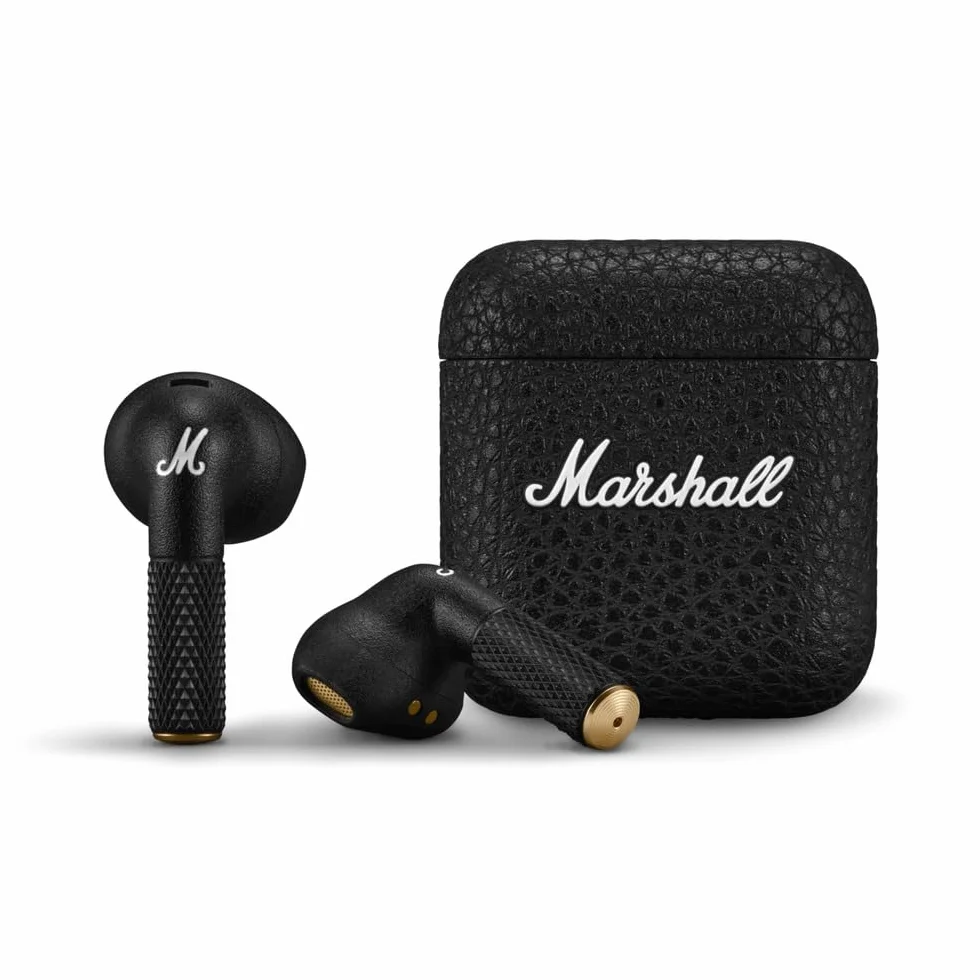 Marshall Minor IV Bezprzewodowe słuchawki Bluetooth, słuchawki douszne - czarne