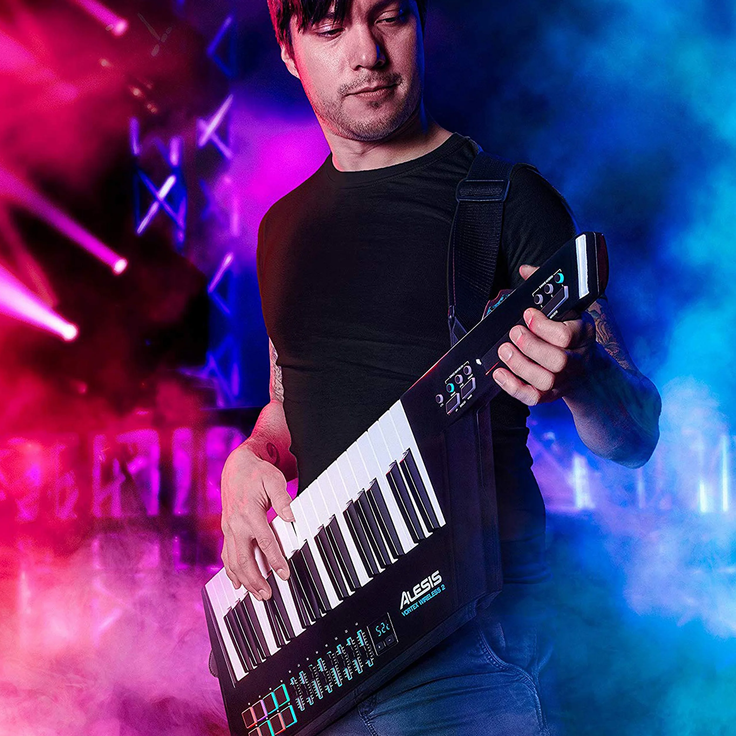 Alesis Vortex Wireless 2 | wysokowydajny bezprzewodowy kontroler klawiatury USB/MIDI z profesjonalnym pakietem oprogramowania