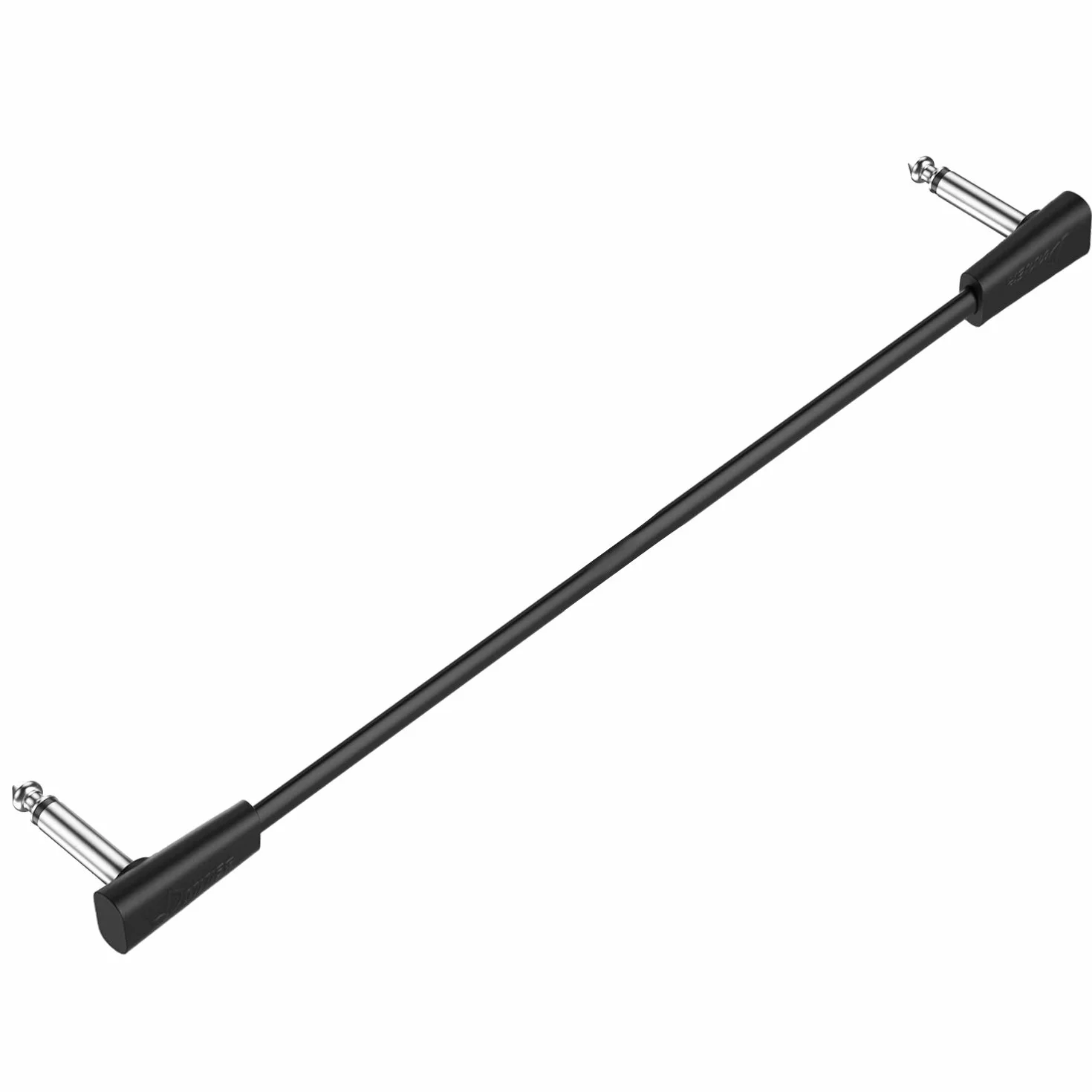 Donner 30 cm czarny kabel do gitary 6-pak